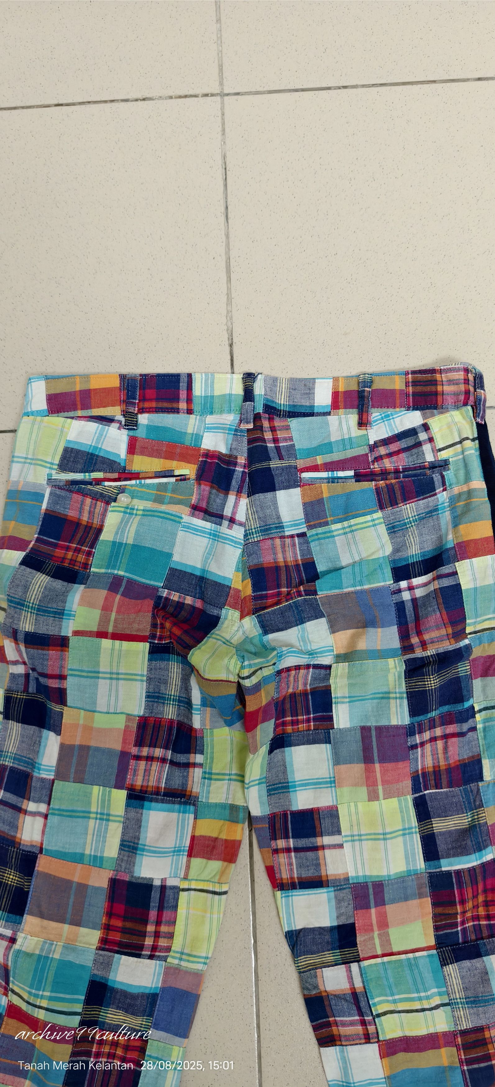 Beams Japan Vintage style patchwork trousers Beams Boy japan Size 31" - 10 Thumbnail