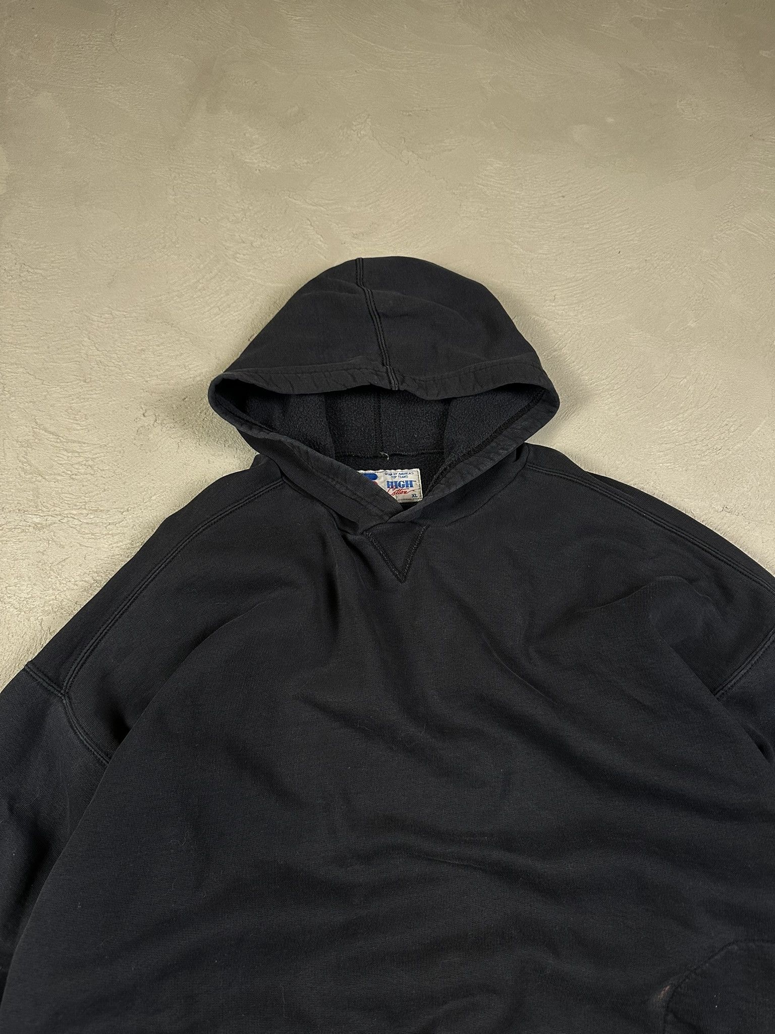 Russell Athletic 90s Vintage Russell Athletic Washed Faded Basic Boxy Hoodie Size US XL / EU 56 / 4 - 5 Thumbnail