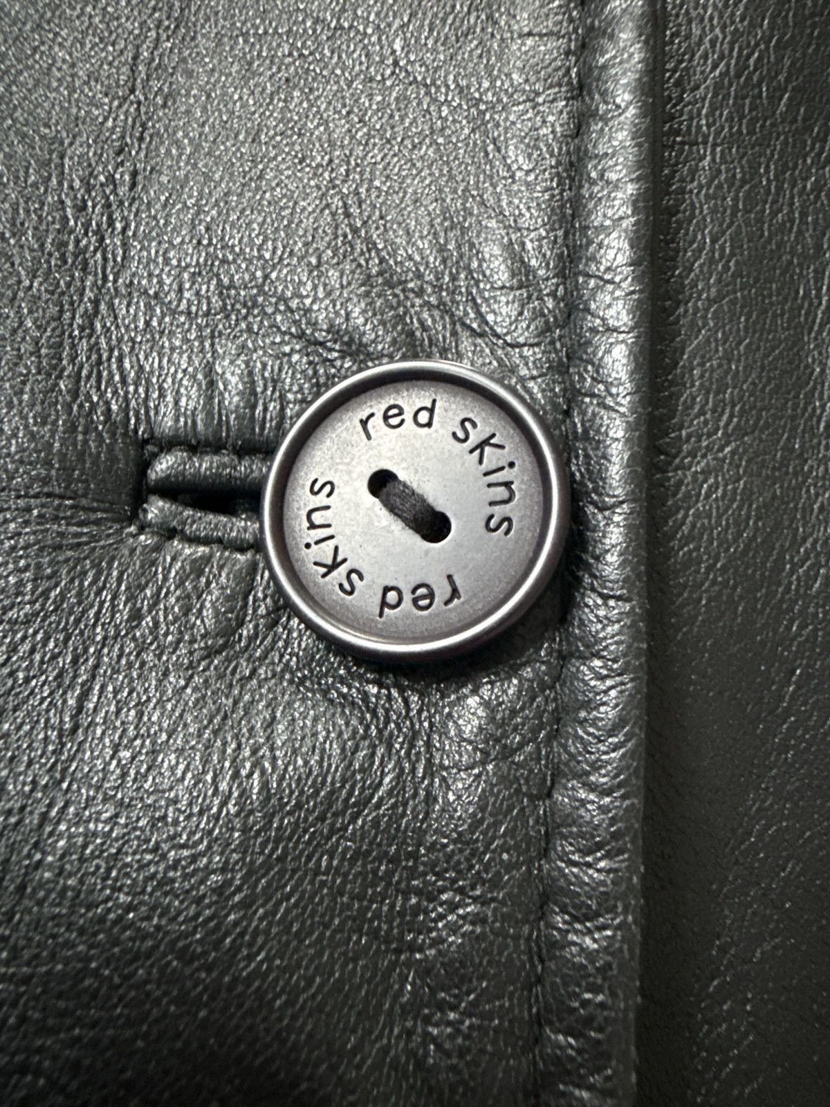 Other VINTAGE REDSKINS "Buttery Soft" Leather ¾ Coat - Rare Label Size XL / US 12-14 / IT 48-50 - 7 Thumbnail
