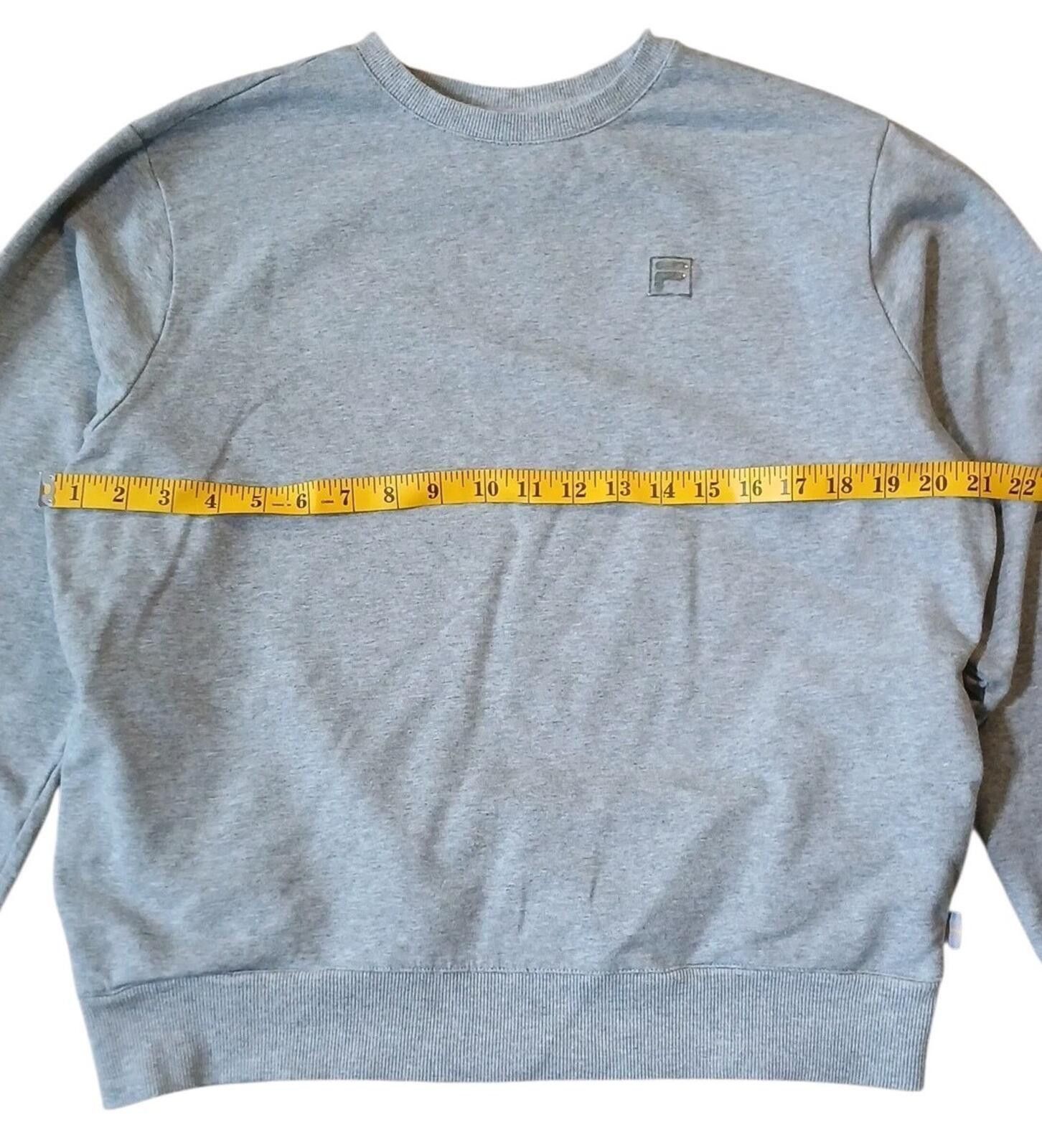 Fila Fila Women's Pocket Crewneck Sweatshirt Size Medium Gray Size XL / US 12-14 / IT 48-50 - 6 Thumbnail