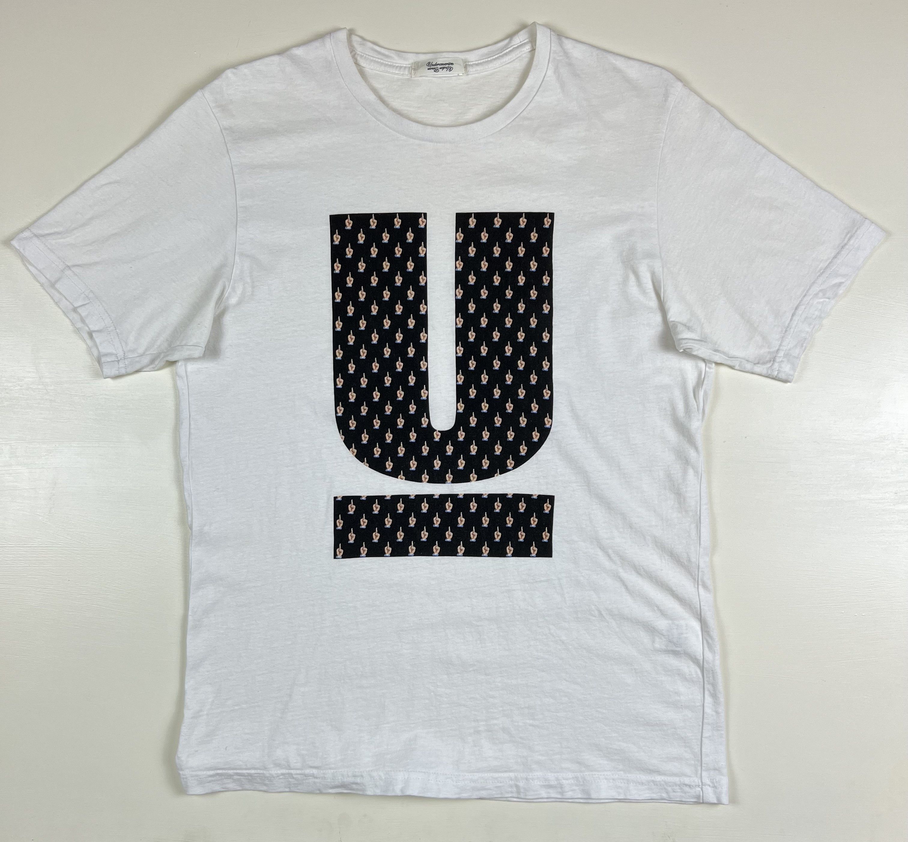 Undercover Middle Finger U Logo T Shirt Size US M / EU 48-50 / 2 - 1 Thumbnail