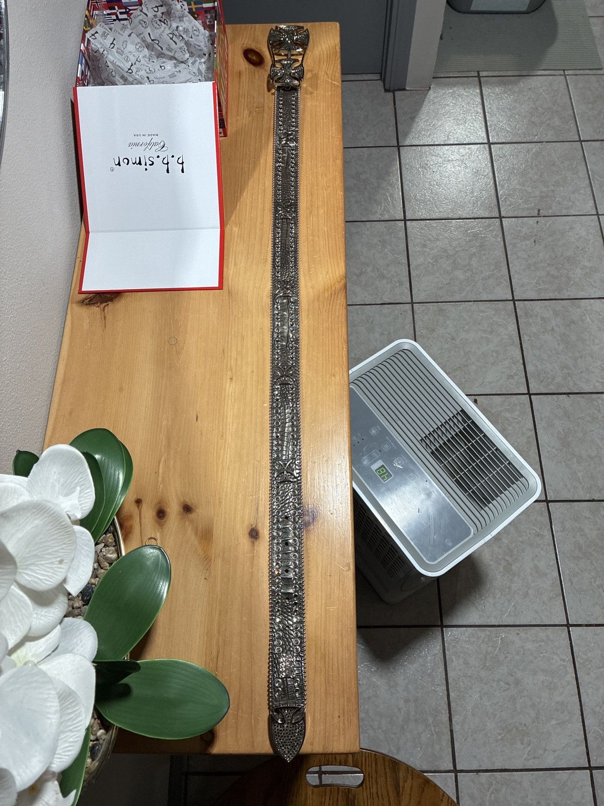 B.B. Simon Iron cross belt Size 30 - 6 Thumbnail
