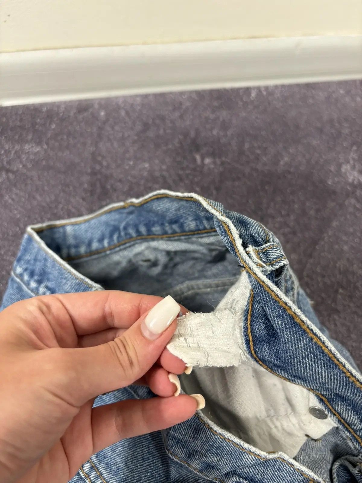 Dickies × Vintage Vintage Dickies Light Blue Loose Fit American Denim Jeans Size US 34 / EU 50 - 11 Thumbnail