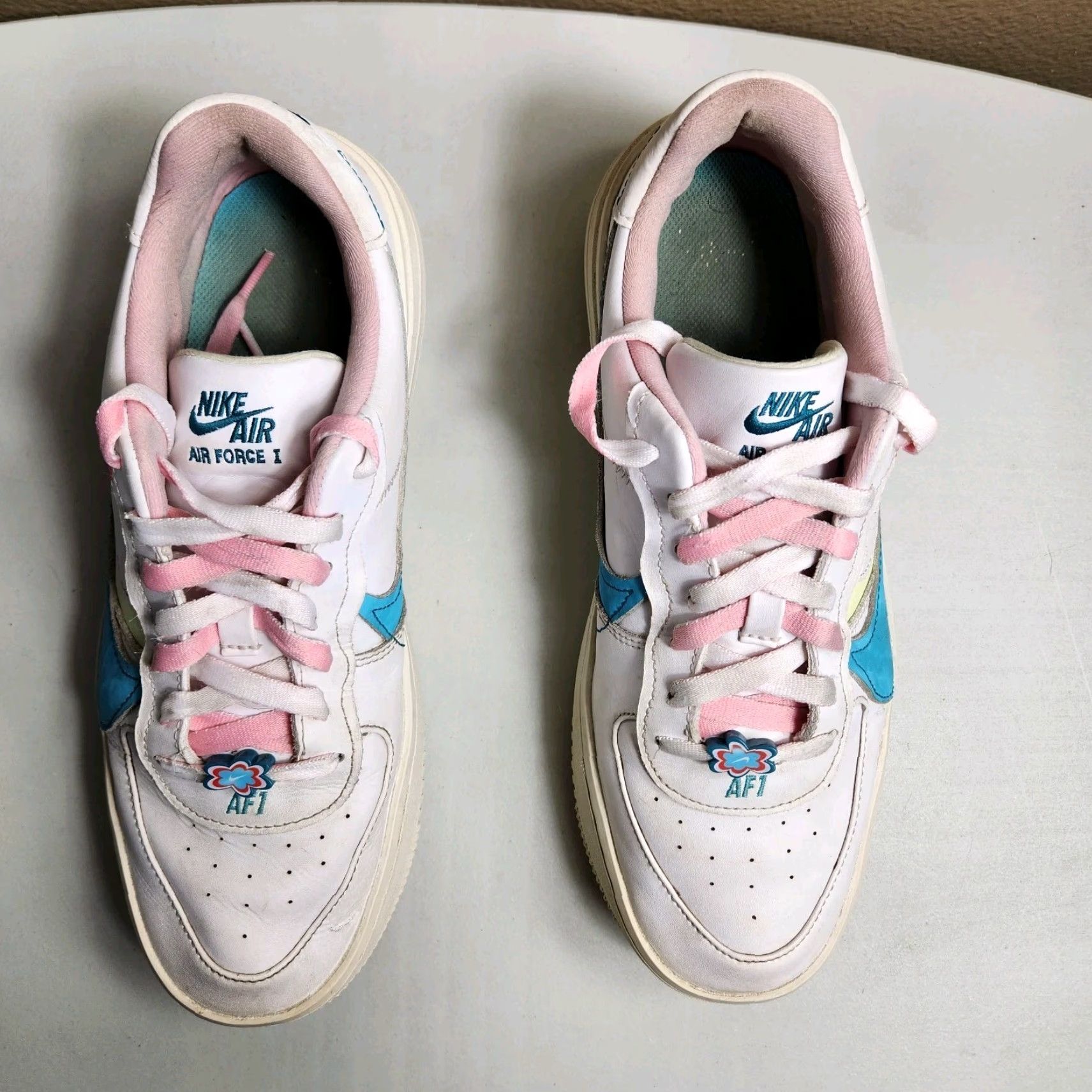 Nike Nike Air Force 1 Sneaker Womens 11 DZ5197-100 White Pastel Size US 11 / IT 41 - 7 Thumbnail