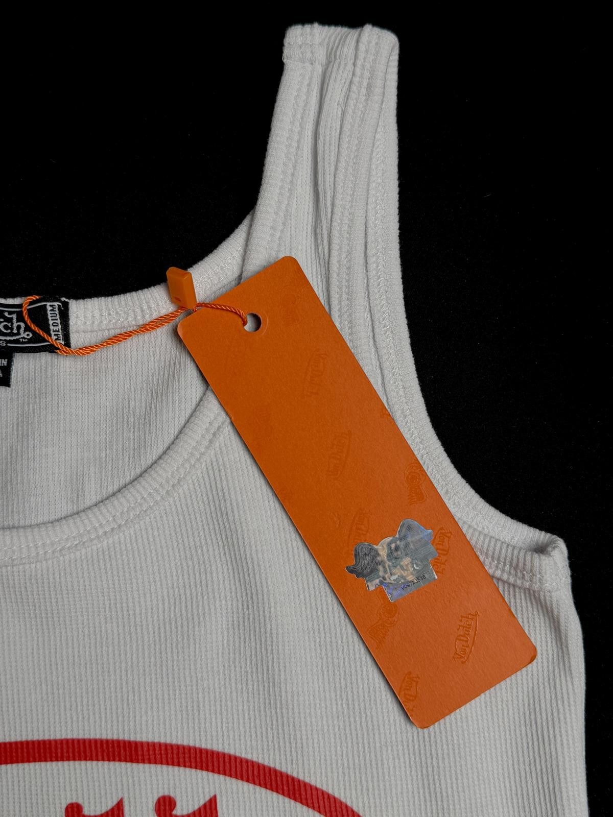 Von Dutch Y2k Von Dutch Classic Cropped White Tank Top M Size M / US 6-8 / IT 42-44 - 6 Thumbnail