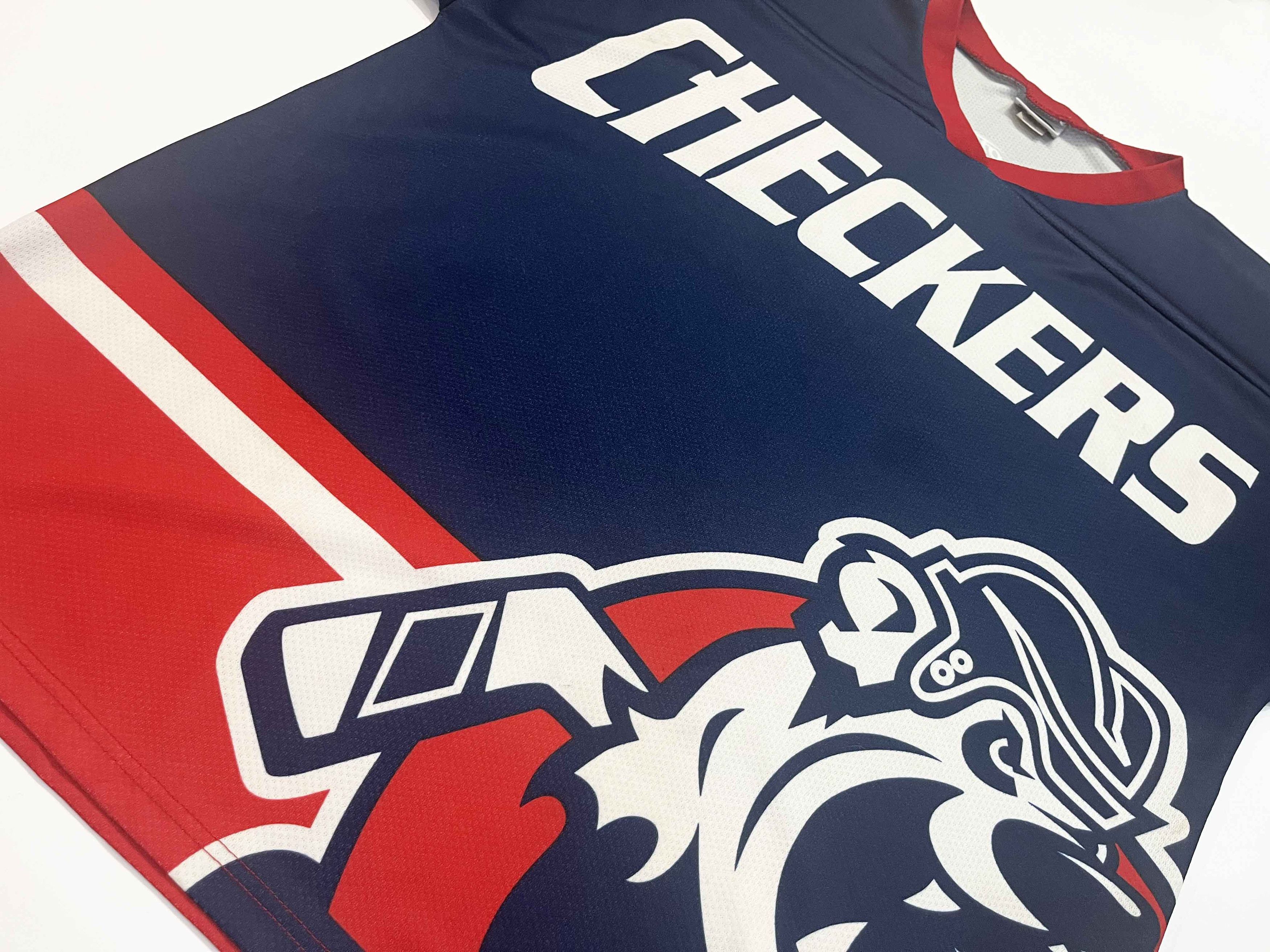 Vintage Vintage OT Sports Charlotte Checkers AHL Hockey Jersey Size US XL / EU 56 / 4 - 5 Thumbnail