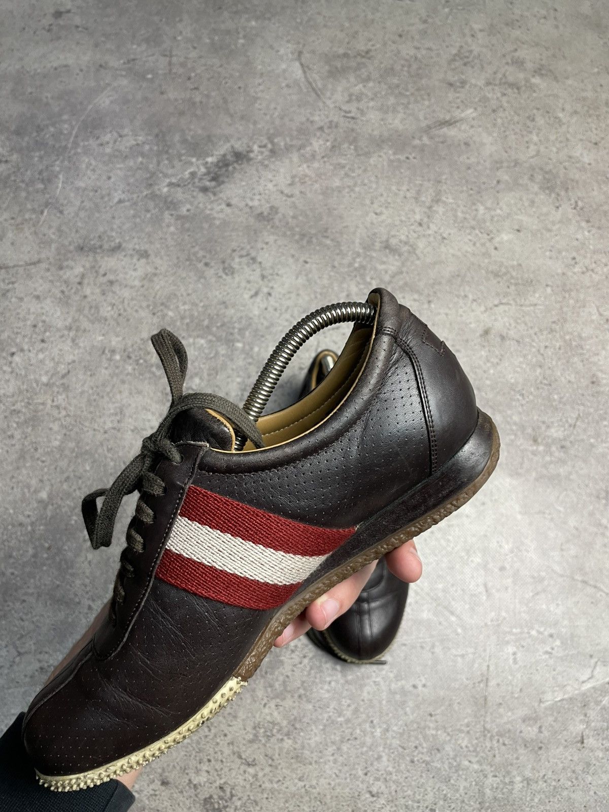 Bally Bally Leather Brown sneakers size EU38 Size US 8 / IT 38 - 6 Thumbnail