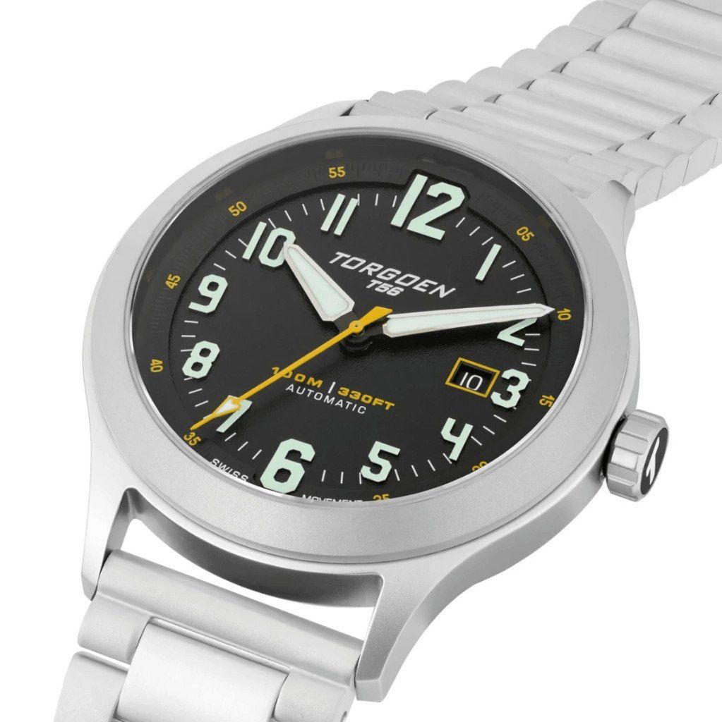 Other New Torgoen TN-1299 T56 Automatic 44mm Steel Bracelet Watch Size ONE SIZE - 3 Thumbnail