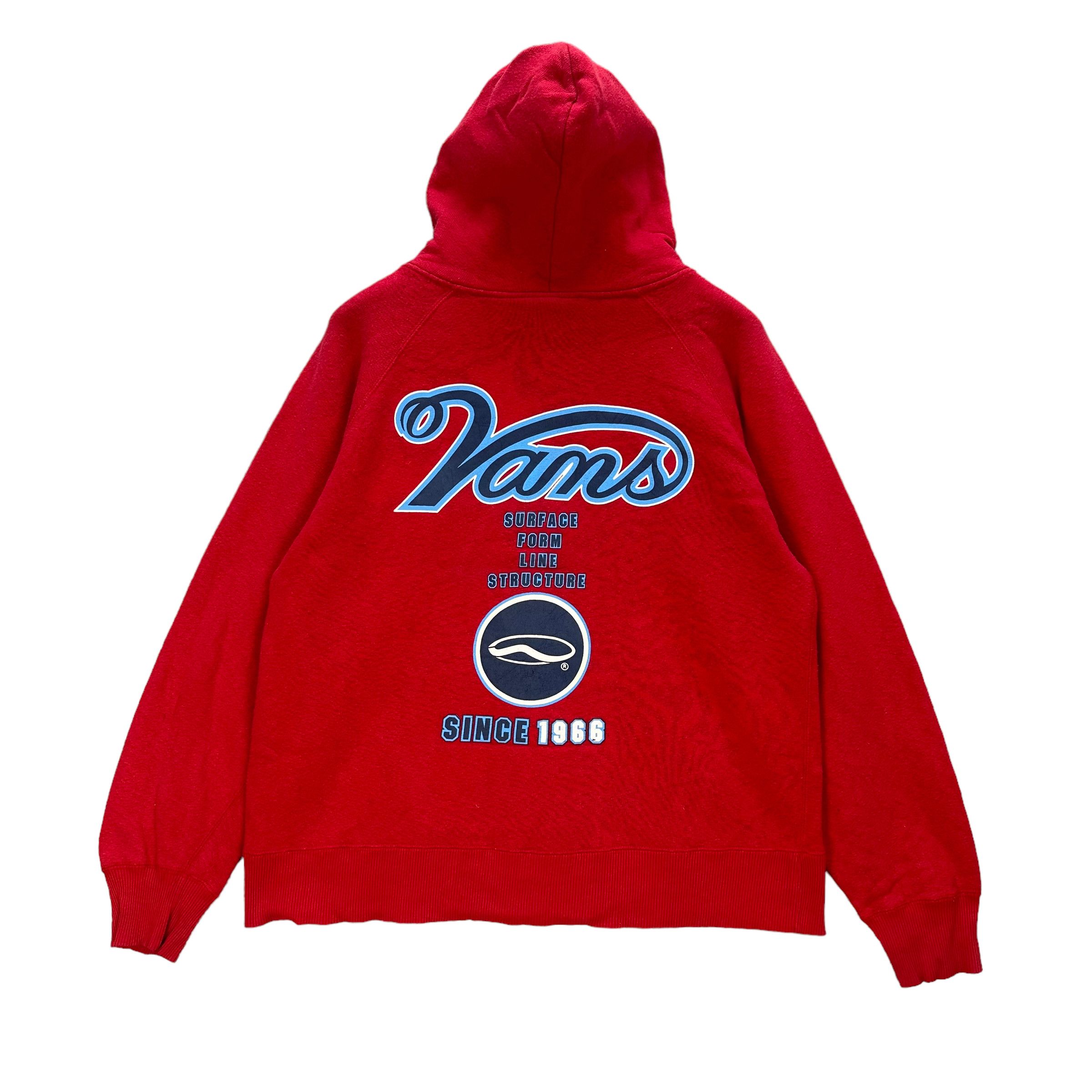 Vans Vintage Vans Big Logo Pullover Hoodies Sweatshirt #8492-011 Size US M / EU 48-50 / 2 - 9 Thumbnail
