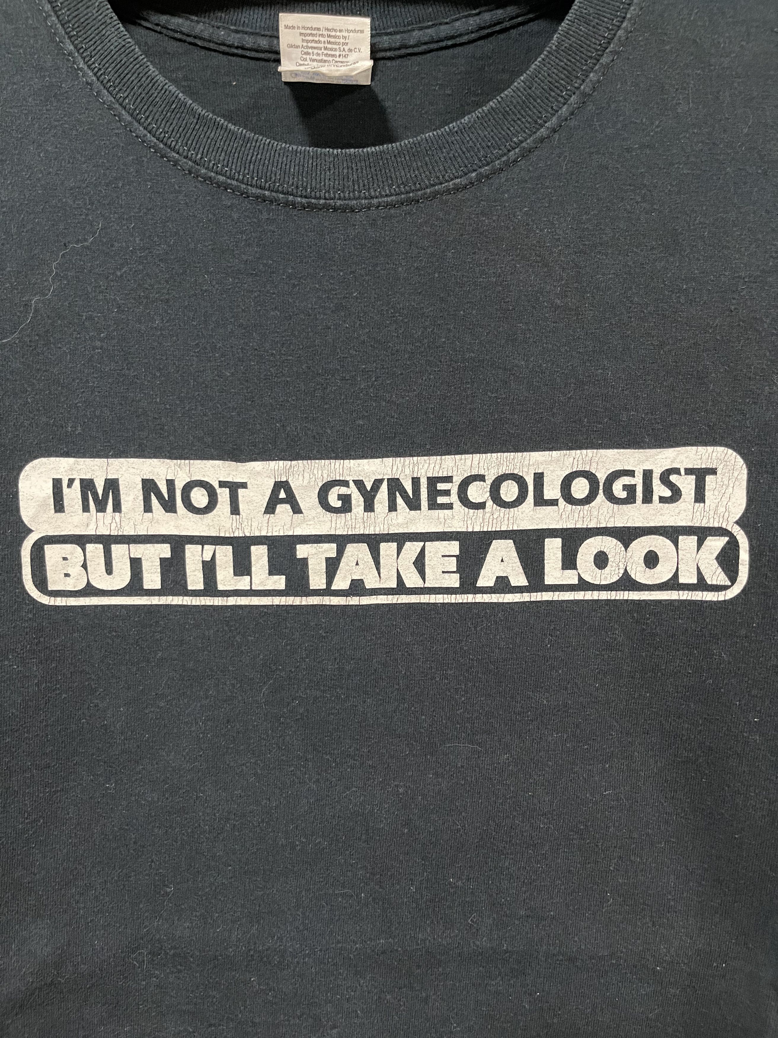 Vintage Y2K Vtg I'm No Gynecologist But I'll Take A Look FunnyTee L Size US L / EU 52-54 / 3 - 2 Thumbnail