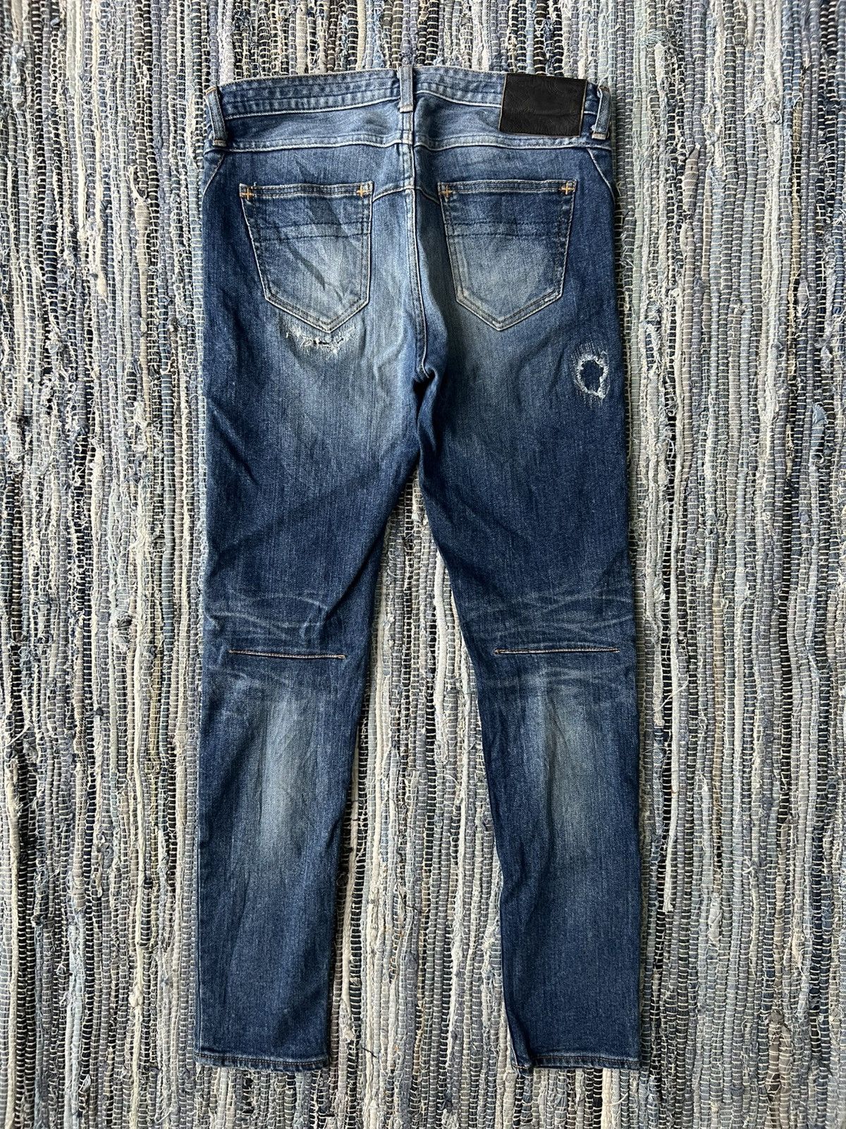 Number (N)ine Number Nine Miyashita's Grunge Distressed Rocker Denim Jeans Size US 31 - 2 Thumbnail