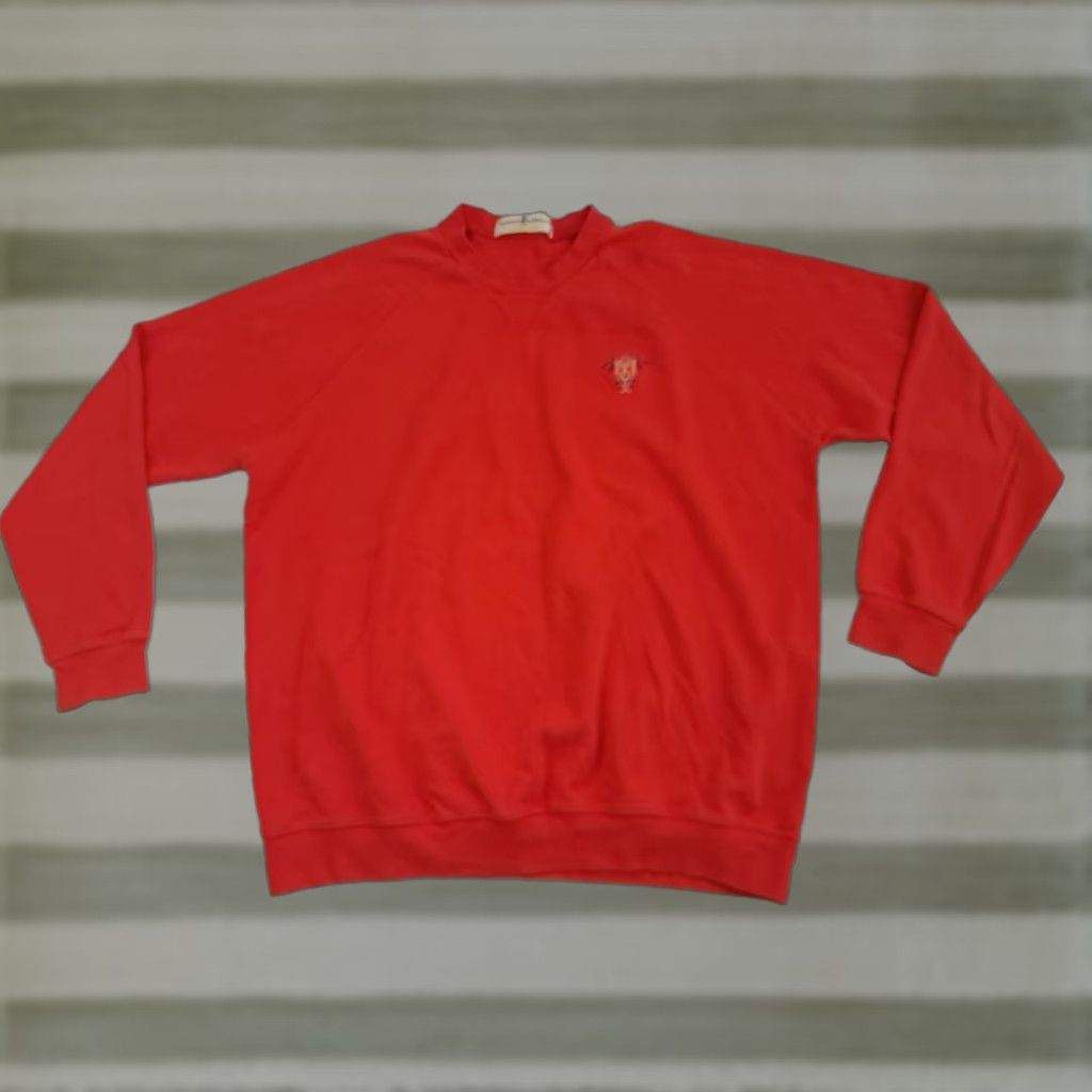 Vintage VINTAGE Fairway Greene Sweater Shirt Men LG Red Embroidered Golf Crew Neck Size US L / EU 52-54 / 3 - 1 Thumbnail