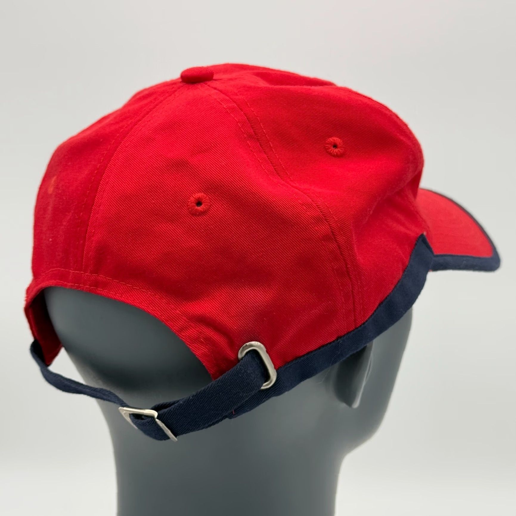 Speedo VINTAGE Speedo Mens Red OS Adjustable Beach Lifeguard Cap Hat Size ONE SIZE - 7 Thumbnail