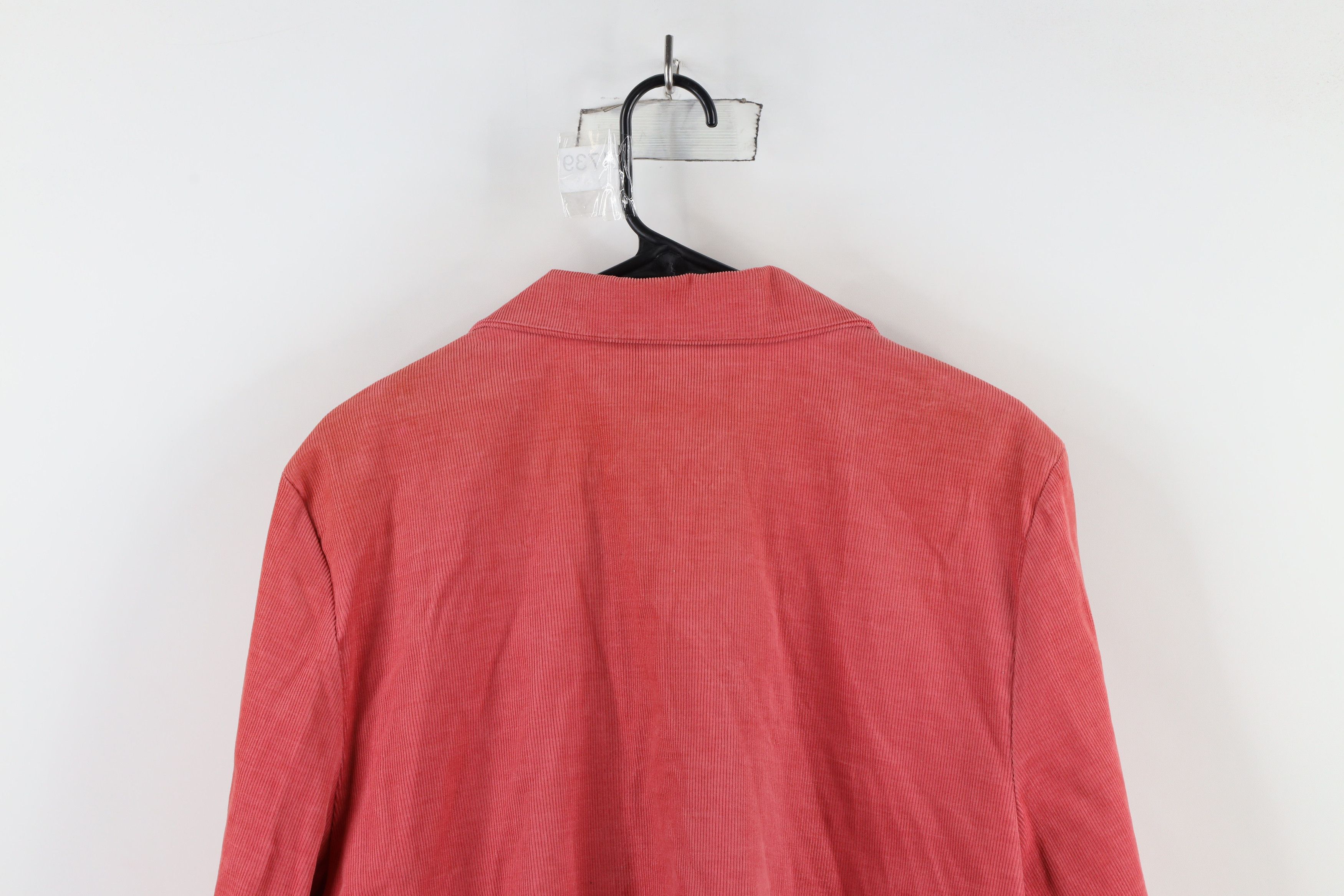 Vintage Vintage 80s 90s Streetwear Corduroy Blazer Jacket Pink USA Size XXL / US 16-18 / IT 52-54 - 13 Thumbnail