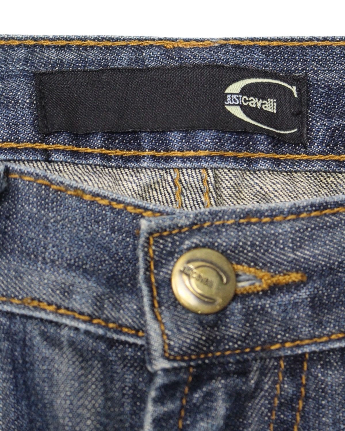 Roberto Cavalli 2000S JUST CAVALLI EMBROIDERED WESTERN DENIM JEANS Size US 31 - 6 Thumbnail