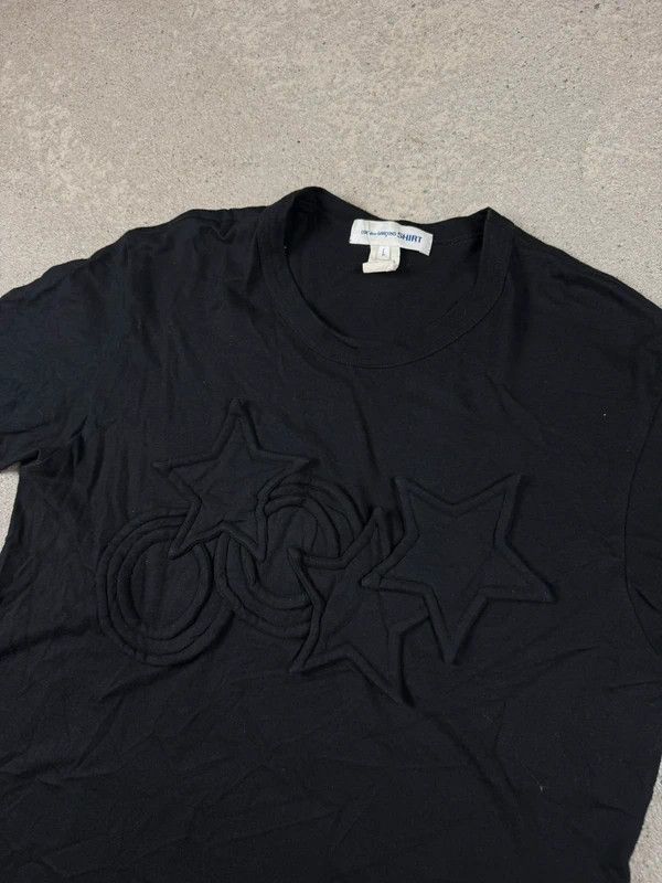 Comme des Garcons Comme des Garçons SHIRT 3D Star Logo Tee Black L Size US L / EU 52-54 / 3 - 1 Thumbnail