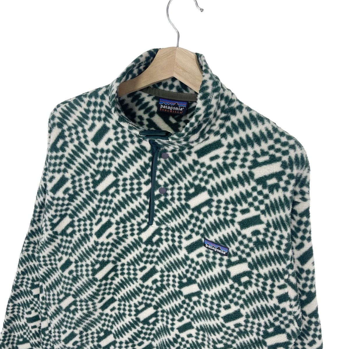 Native × Patagonia × Vintage 90’s Patagonia Aztec Fleece Size US M / EU 48-50 / 2 - 3 Thumbnail
