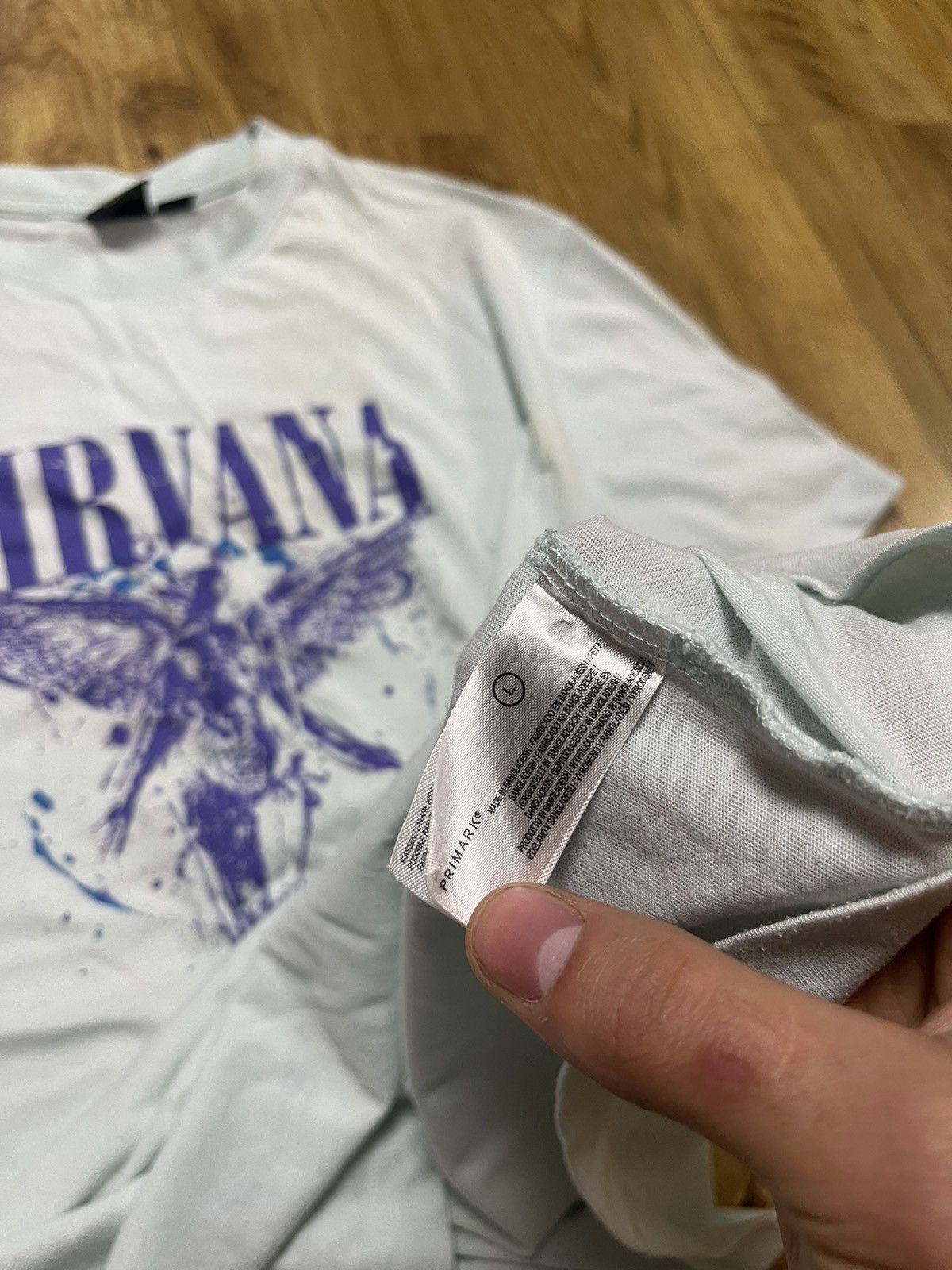 Band Tees × Nirvana Nirvana band Kurt Cobain T-shirt Opium Size US L / EU 52-54 / 3 - 3 Thumbnail