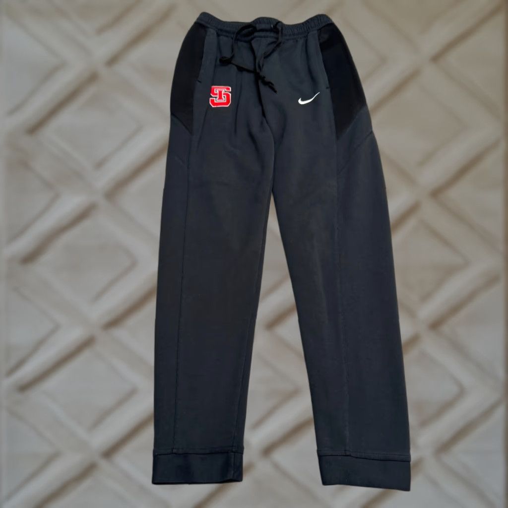 Nike Nike Dri-Fit Jogger Sweatpants Mens Small Black SI Logo Zip Pockets Activewear Size US 29 - 1 Thumbnail