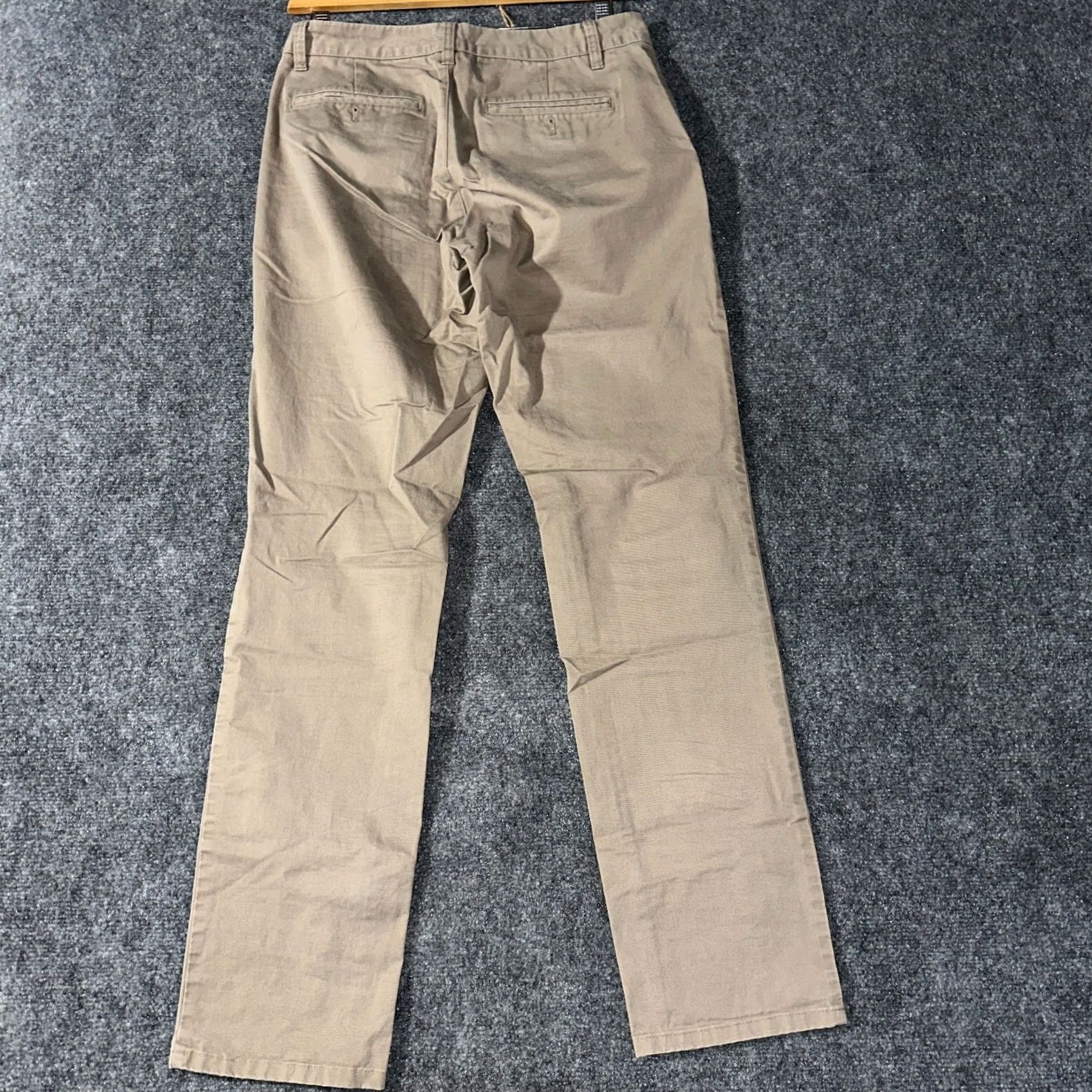 Bonobos Bonobos Pants Mens 31 Slim Fit Chino Tan Cotton Stretch Flat Front Pockets Size US 31 - 7 Thumbnail