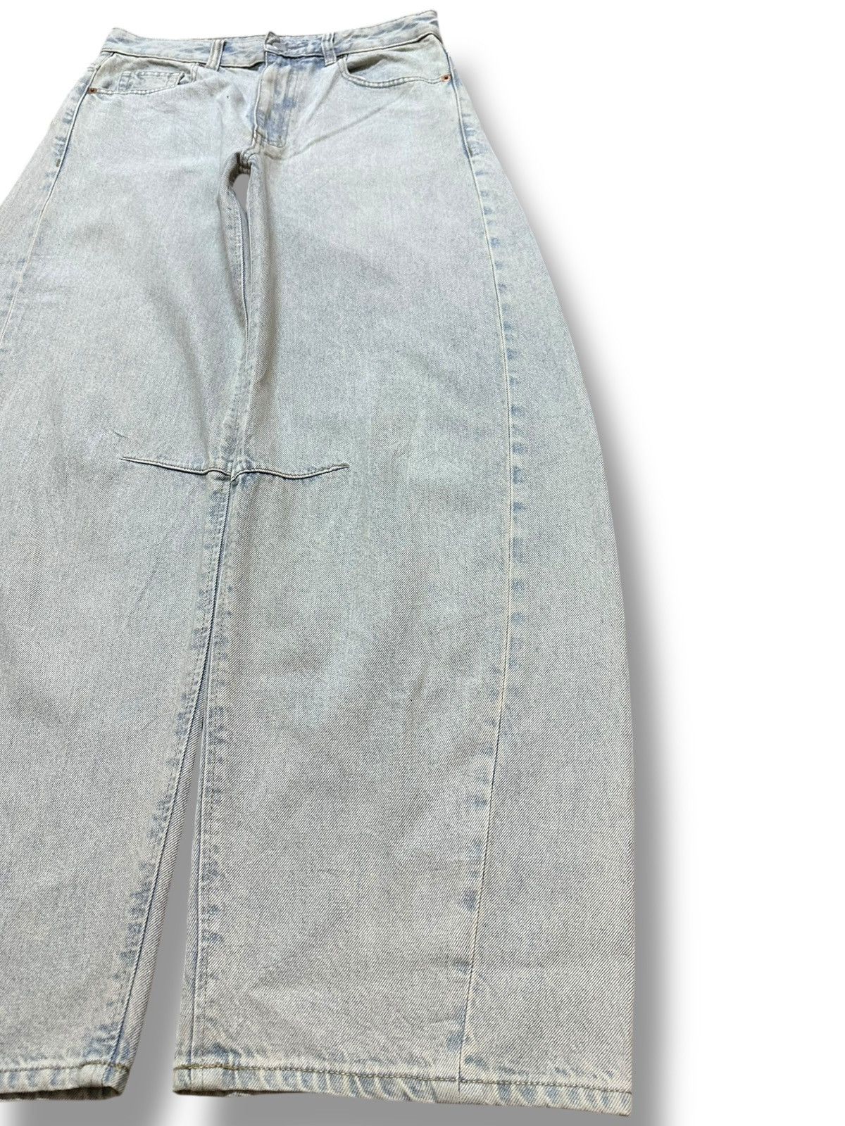 GU Vintage GU Wide Leg Baggy Faded Skater Denim Size US 28 / EU 44 - 4 Thumbnail