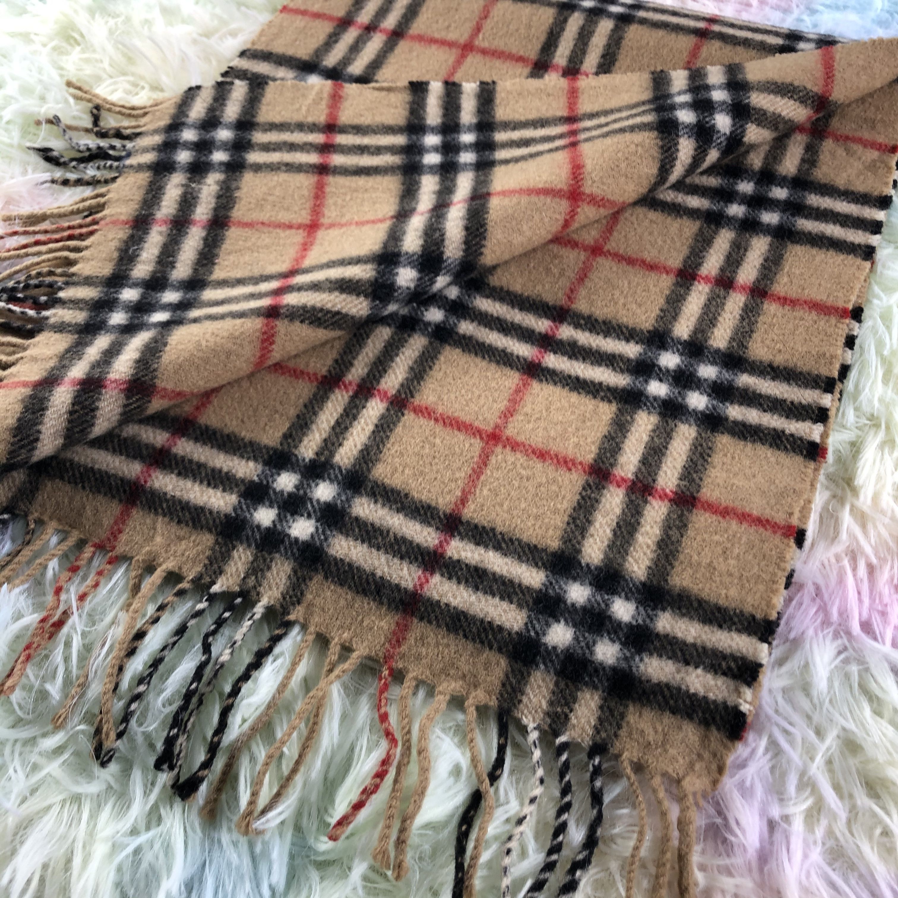 Burberry × Vintage Burberry Scarf / Muffler / Neckwear - KM525 Size ONE SIZE - 5 Thumbnail