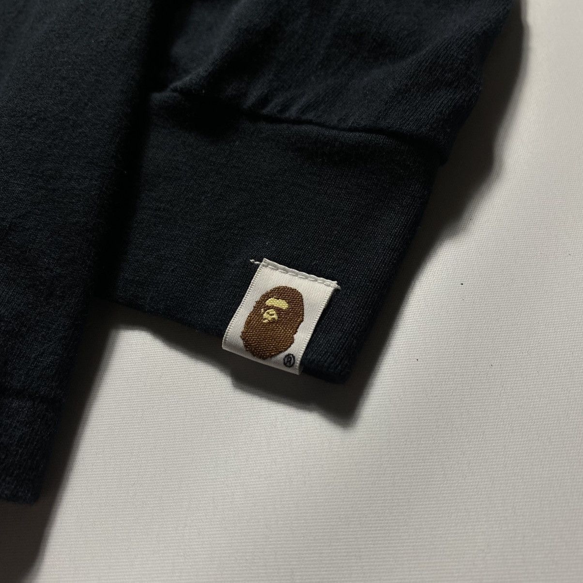 Bape Bape Checker Long Sleeves Tee A Bathing Ape World Gone Mad Size US L / EU 52-54 / 3 - 6 Thumbnail