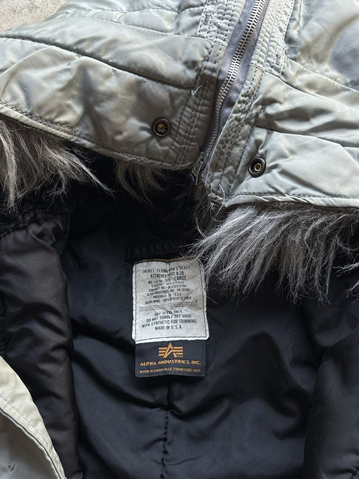 Alpha Industries Alpha Industries N-2B Fur Bomber Jacket Size L Size US L / EU 52-54 / 3 - 6 Thumbnail