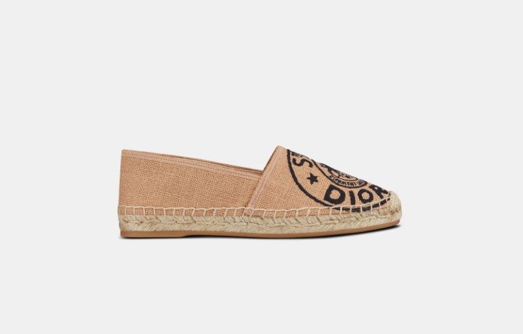 Dior o1w1db11024 Granville Espadrille in Beige Size US 7 / IT 37 - 1 Thumbnail