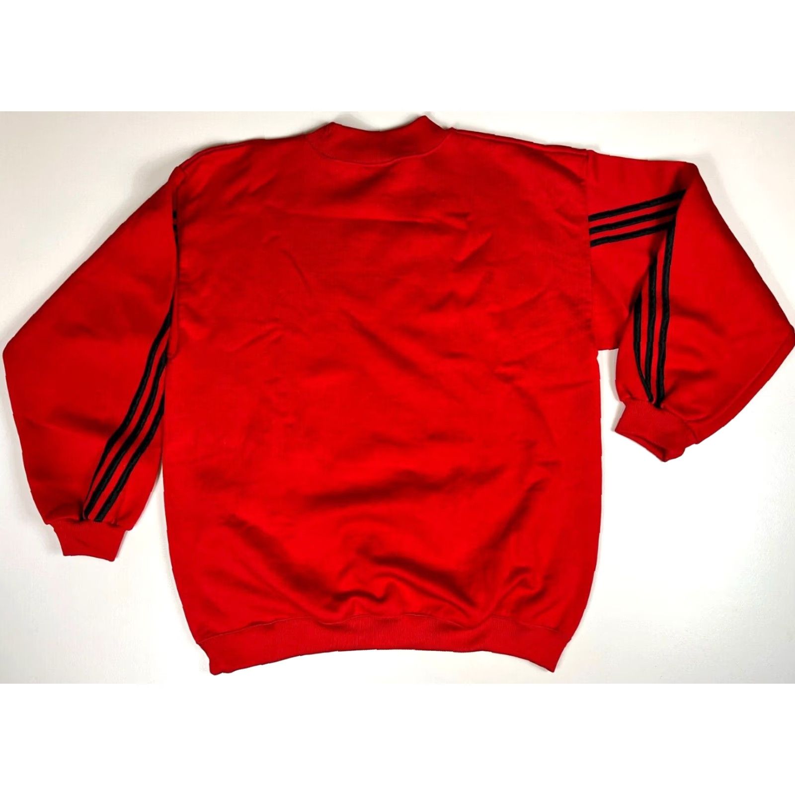 Adidas VINTAGE adidas Sweatshirt Men's 90s Crewneck L Red Mens Size US L / EU 52-54 / 3 - 2 Thumbnail