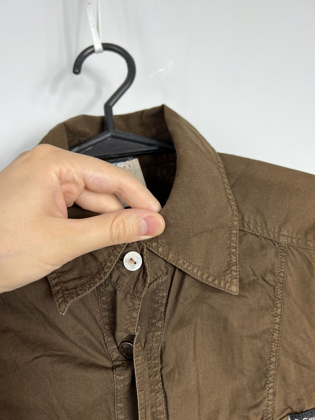 Dolce & Gabbana Shirt Dolce & Gabbana brown italy vintage rare Size M / US 6-8 / IT 42-44 - 7 Thumbnail