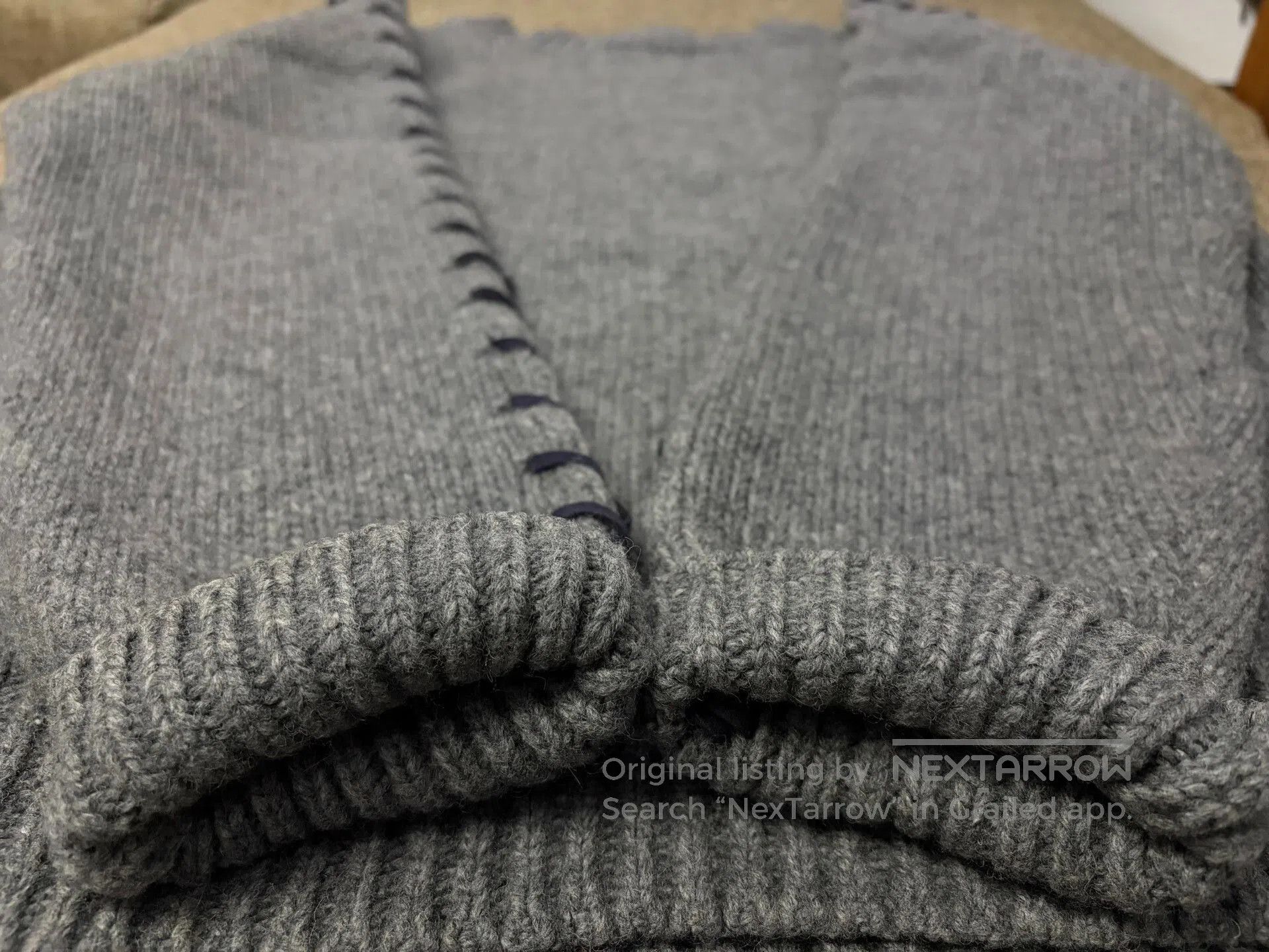 DISCOVERED Discovered Knit Sweater with Contrast Stitching. Size US M / EU 48-50 / 2 - 4 Thumbnail
