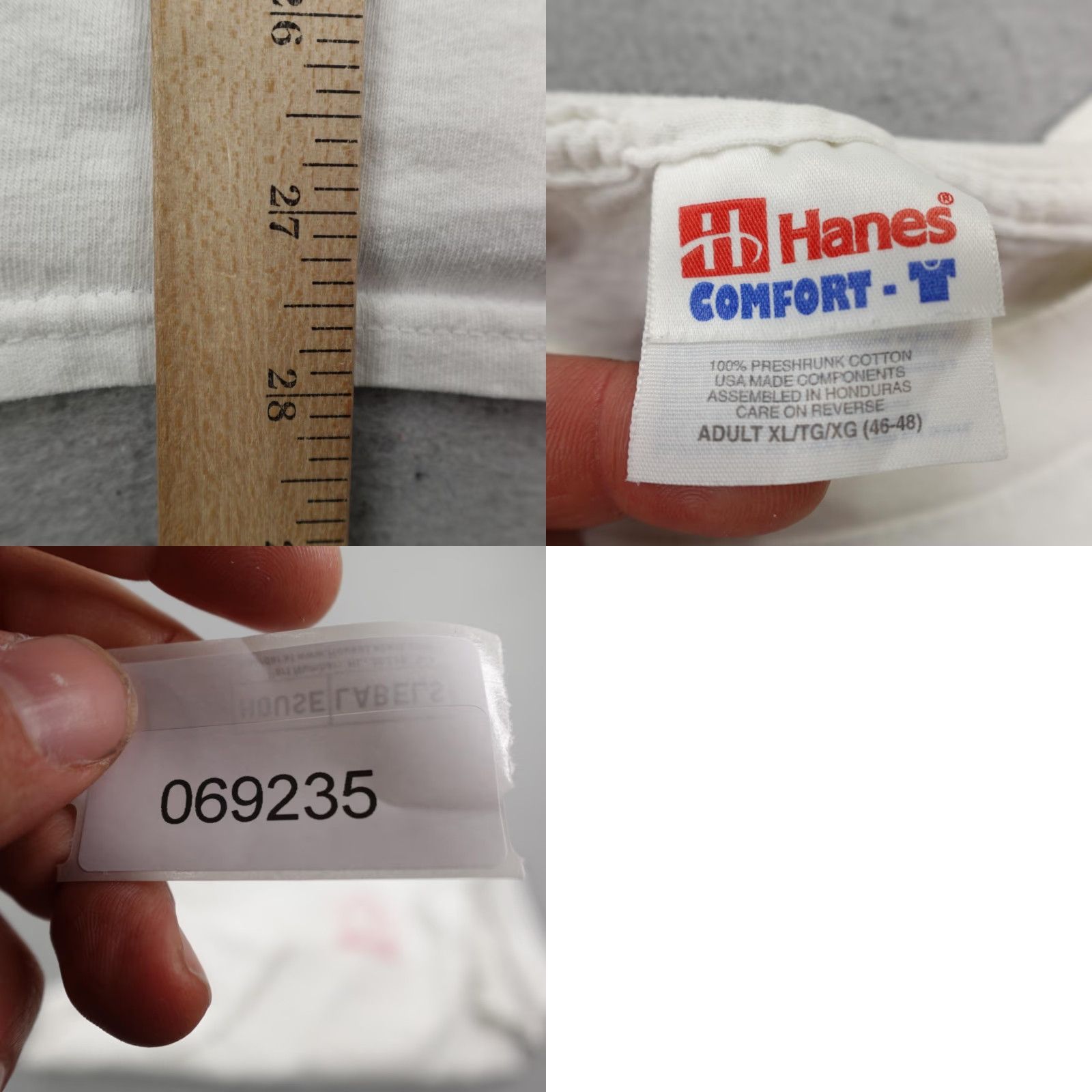 Hanes VINTAGE Molina Ghost Run Shirt Mens XL White Off Road 4x4 Trucks Y2K 2000 Tee Size US XL / EU 56 / 4 - 9 Thumbnail