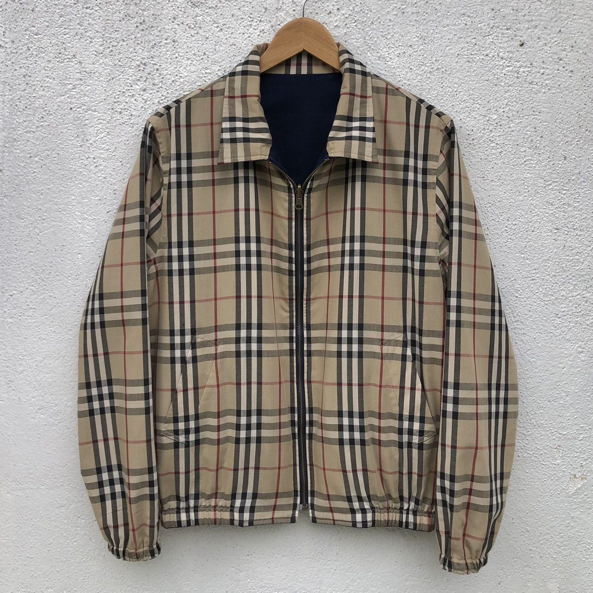 Burberry Vintage Burberrys Checked Reversible Bomber Jacket Size US M / EU 48-50 / 2 - 4 Thumbnail