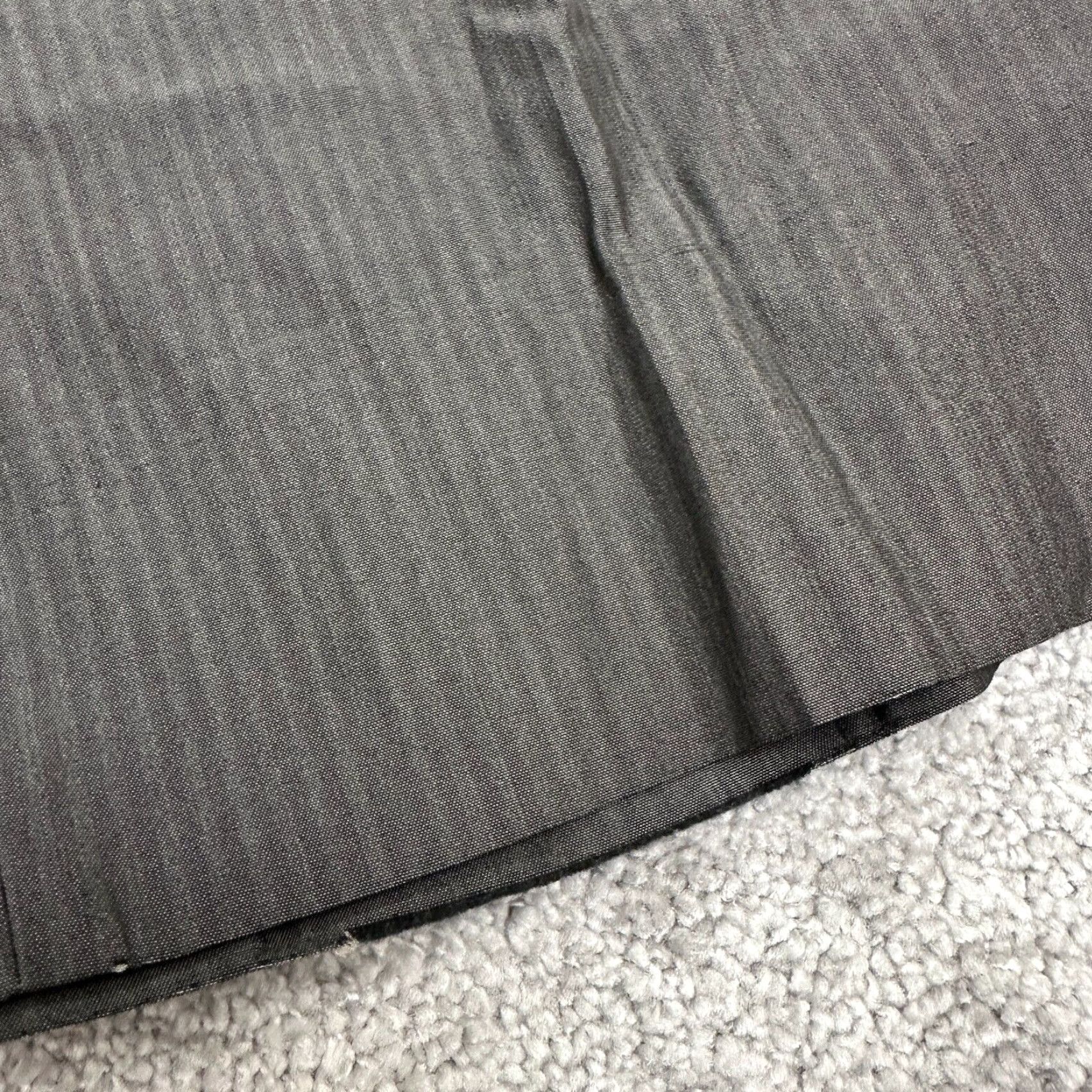 Hugo Boss Hugo Boss Dress Pants Mens 34x34 Gray Straight Flat Front Workwear Business Dress Pants Size US 34 / EU 50 - 7 Thumbnail