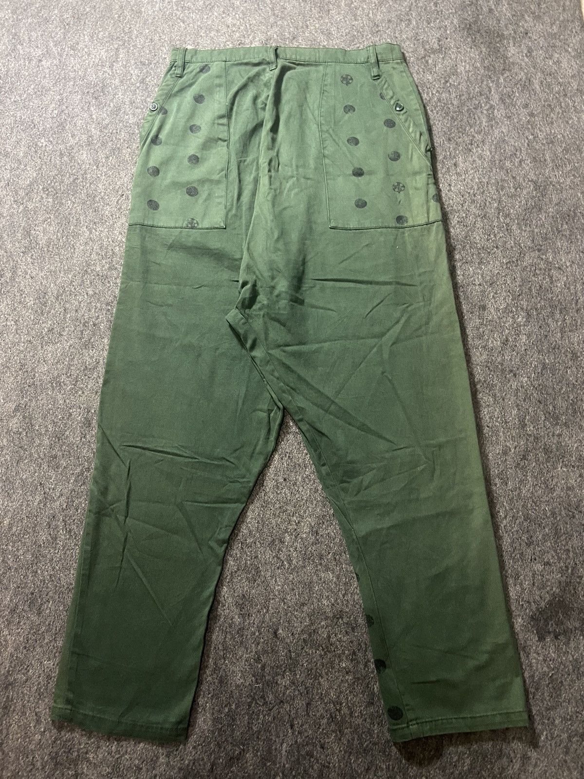 Issey Miyake × Japanese Brand × Ne-Net VTG ne-net by issey miyake work pants polka Size US 28 / EU 44 - 1 Thumbnail