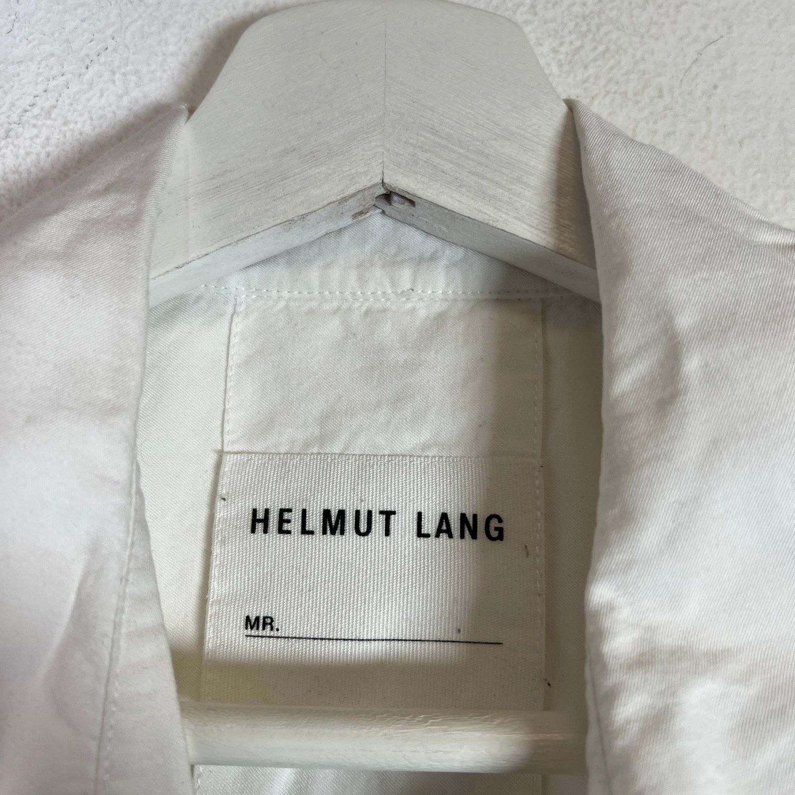 Helmut Lang Helmut Lang White Dress Shirts Size S Size US S / EU 44-46 / 1 - 3 Thumbnail