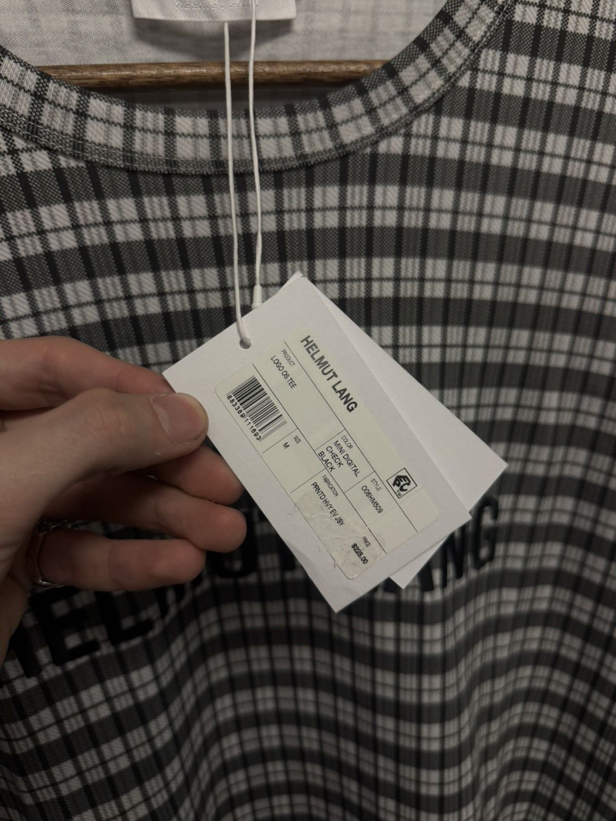 Helmut Lang Helmut Lang Tee Short Sleeve Tee Grey Size M Size US M / EU 48-50 / 2 - 6 Thumbnail
