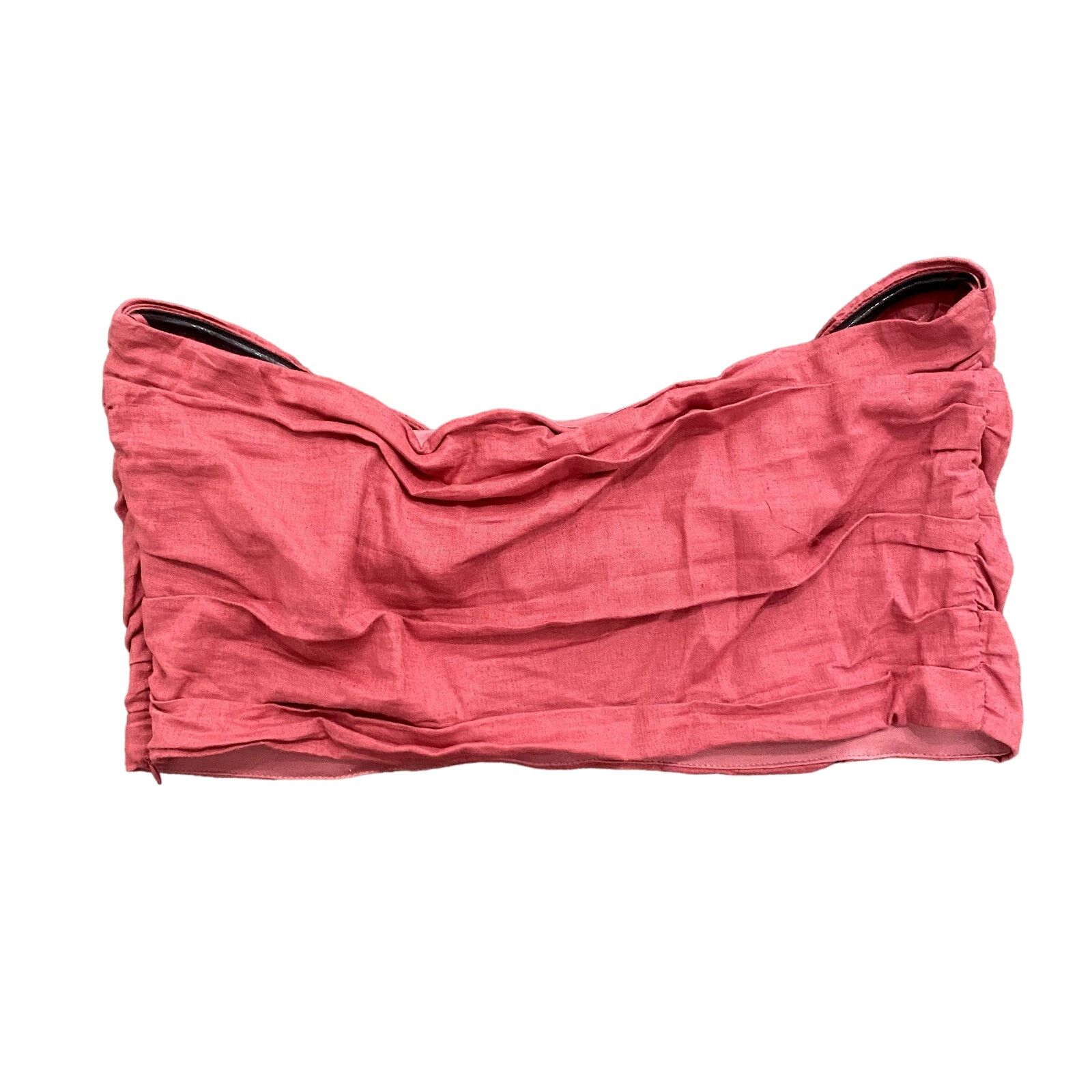 Zara Zara Knotted Tube Top in Red, Size XL Size XL / US 12-14 / IT 48-50 - 3 Thumbnail