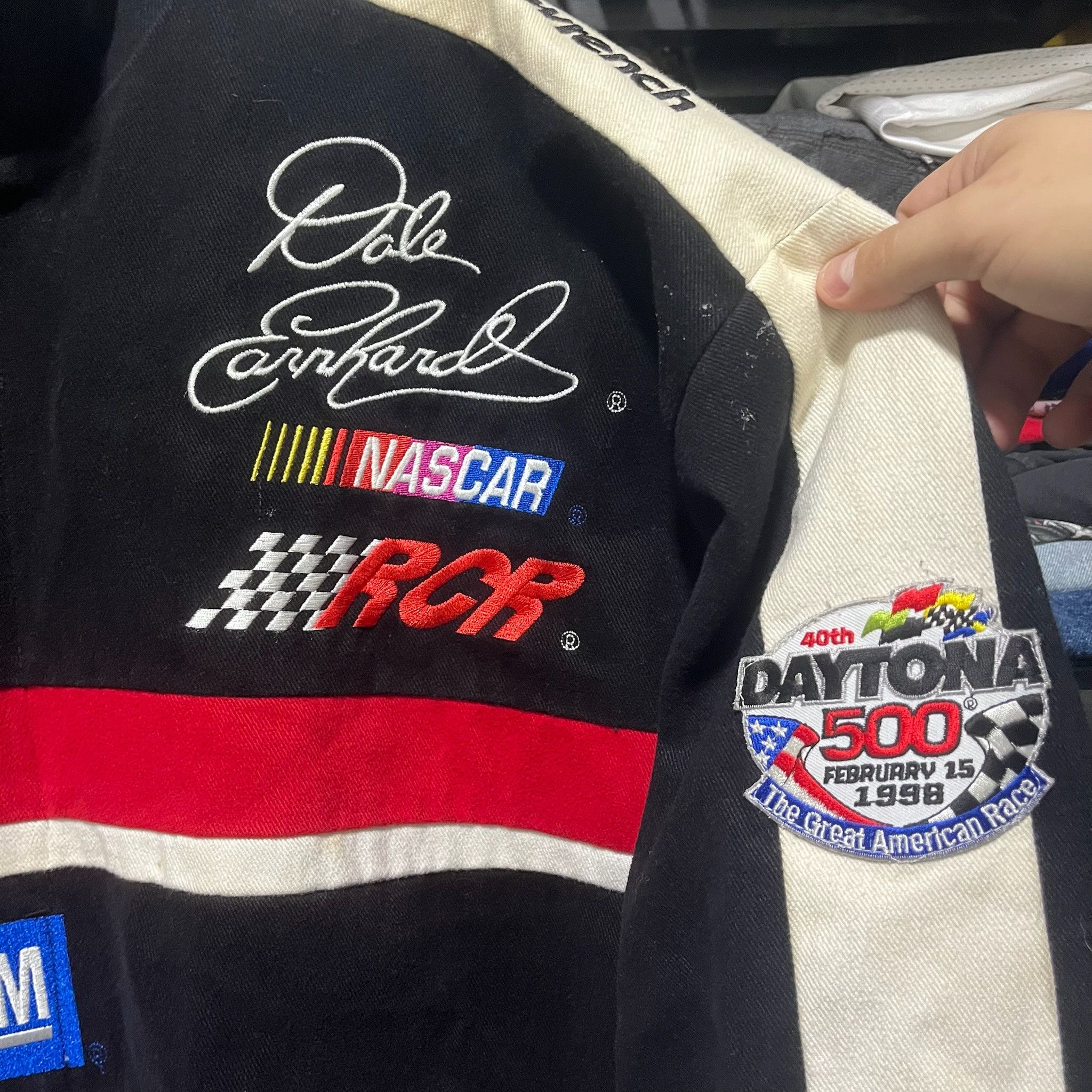 Chase Authentics VINTAGE DALE EARNHARDT GOODWRENCH NASCAR 90s RACING JACKET Size US XL / EU 56 / 4 - 5 Thumbnail