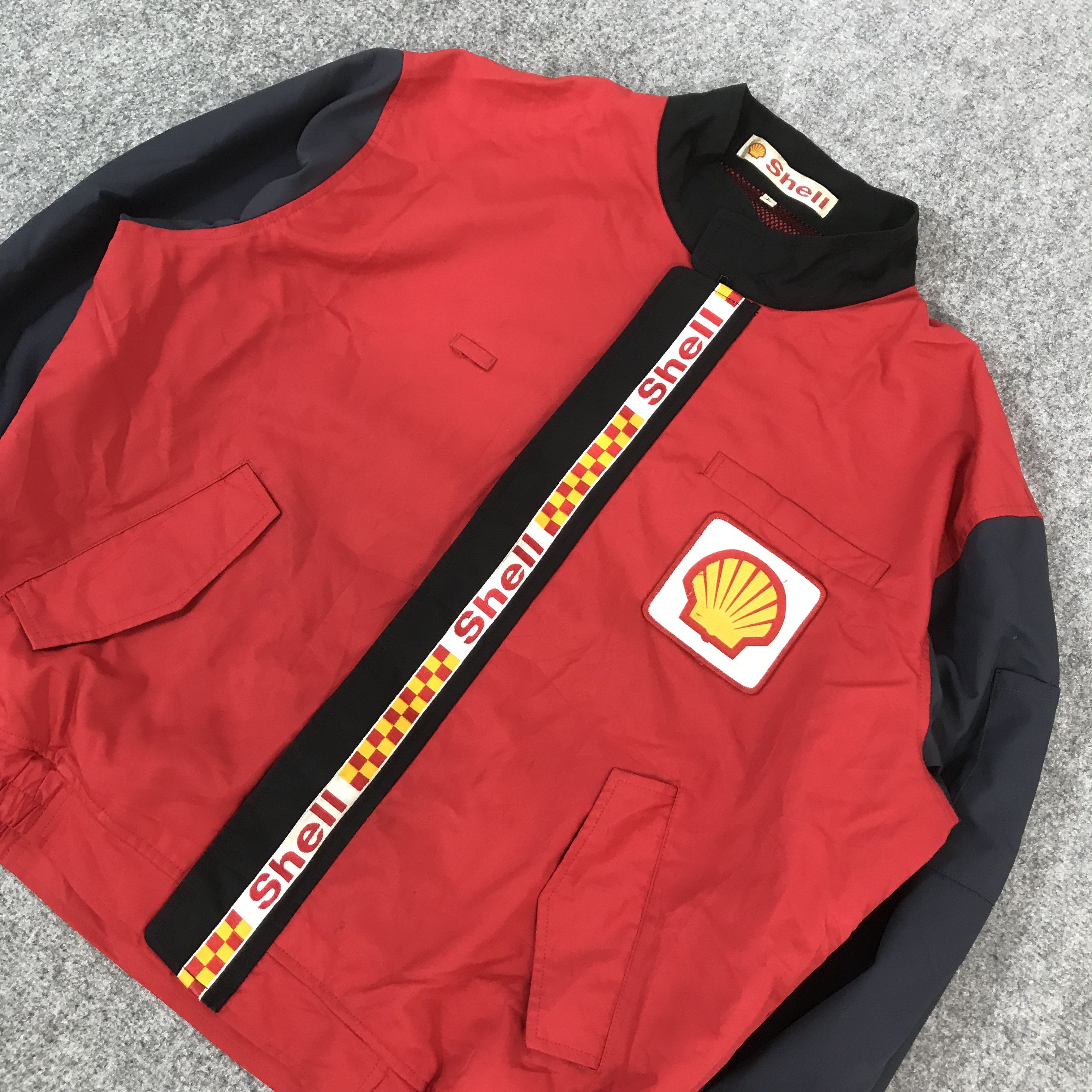 Gear for Sports VTG SHELL HELIX OIL RACING JAPAN JACKET Size US L / EU 52-54 / 3 - 2 Thumbnail