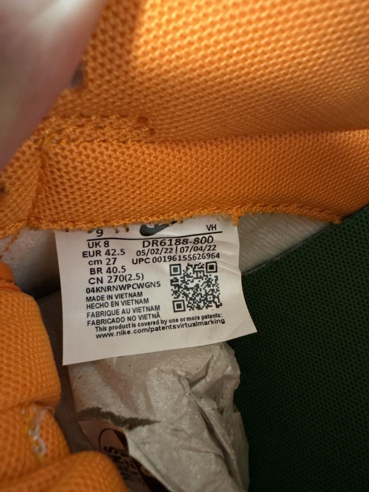 Nike Nike Dunk Low x Florida A&M University Rattlers Size 9 Size US 9 / EU 42 - 7 Thumbnail