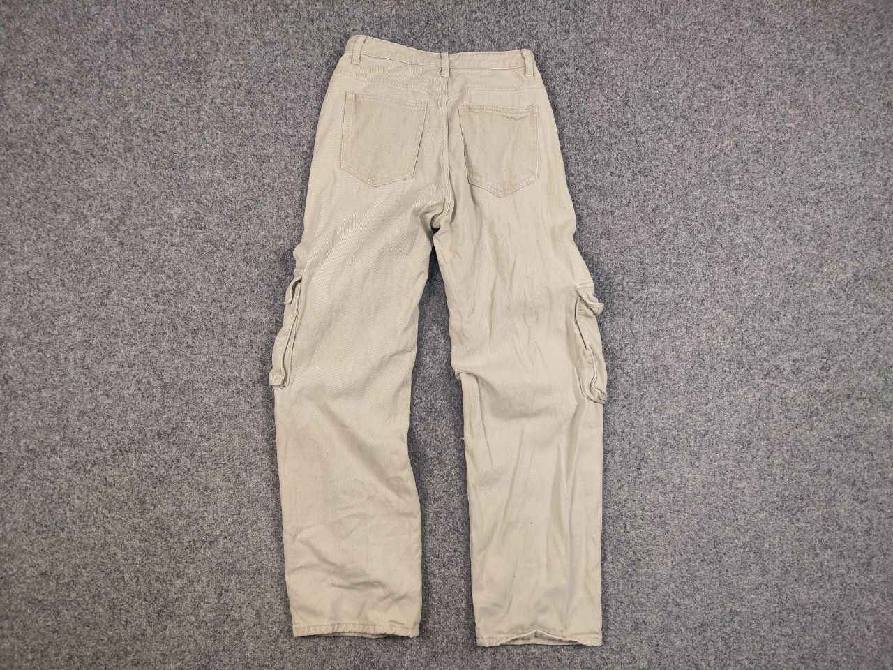 Japanese Brand Vintage Y2K Japanese Bondage Beige Baggy Cargo Denim Pants Size US 30 / EU 46 - 12 Thumbnail