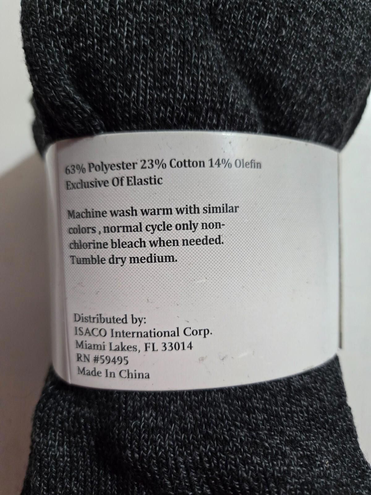 Perry Ellis Men Perry Ellis Portfolio Socks Full Cushion Extra Thick NWT Size ONE SIZE - 6 Thumbnail