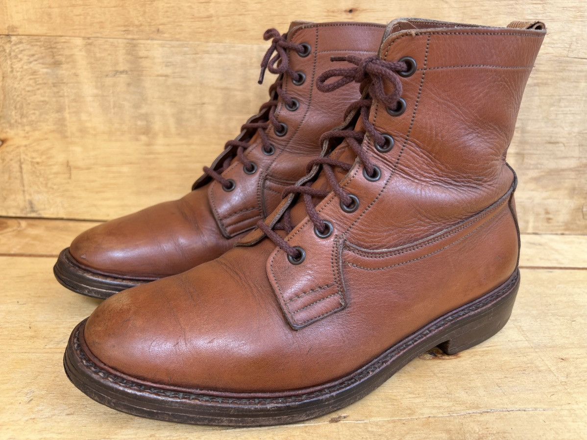 Evan Kinori × Tricker's Vintage Trickers men Brown Leather Boots Size US 8 / EU 41 - 3 Thumbnail