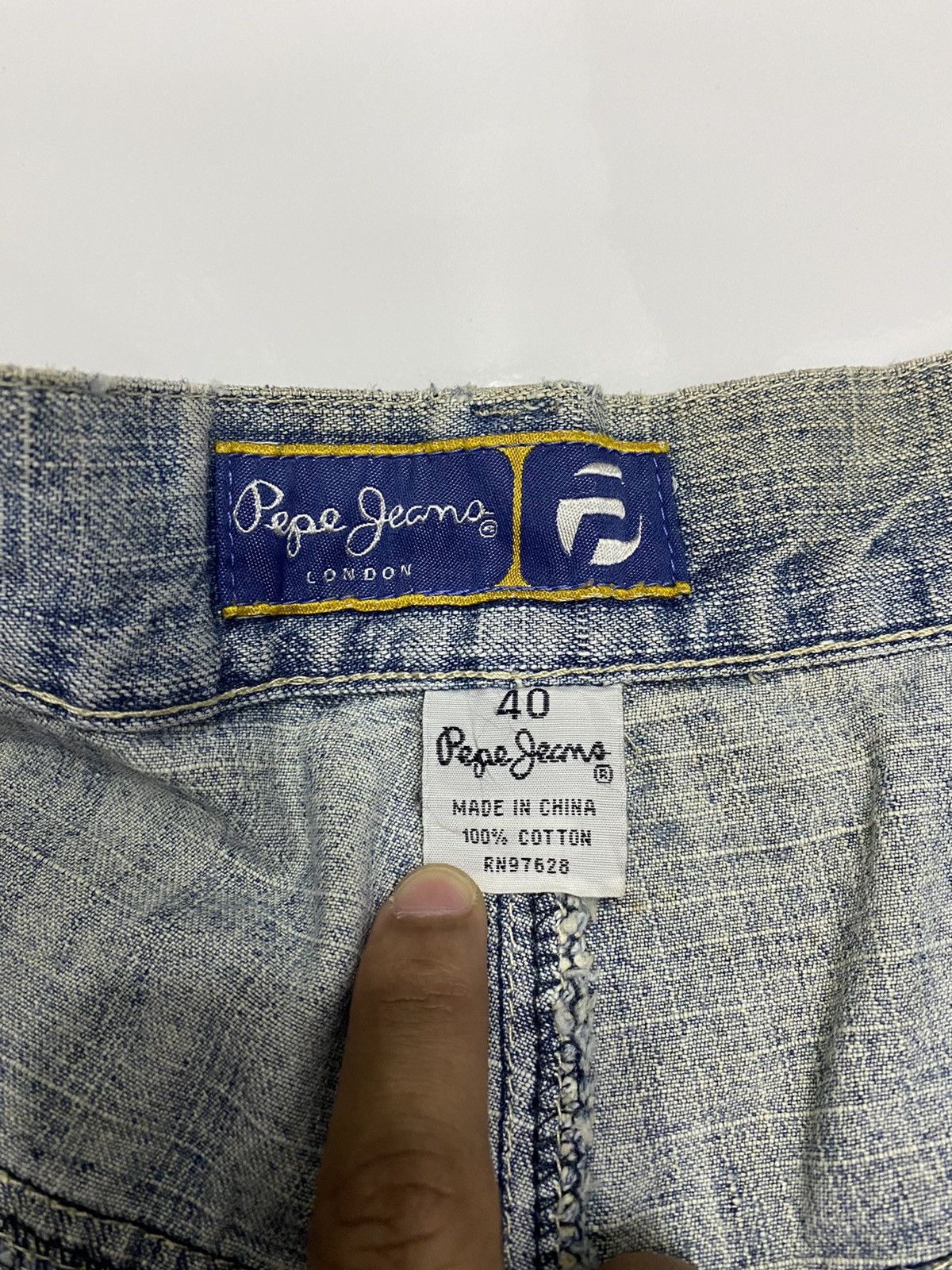 Pepe Jeans BAGGY JEANS PEPE JEANS DISTRESSED DENIM HIP HOP Size US 40 / EU 56 - 9 Thumbnail