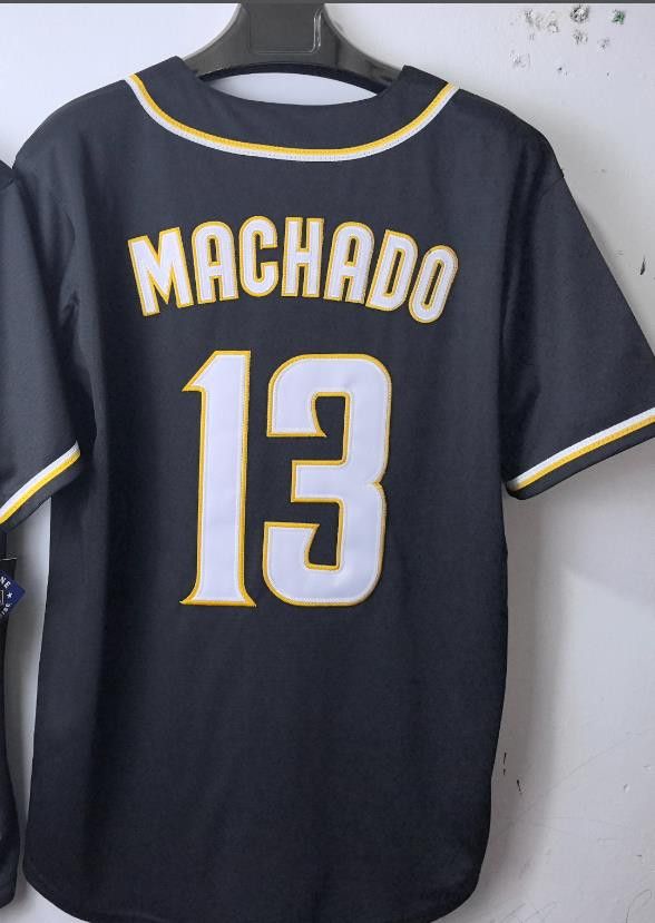 MLB 2006 San Diego Padres #13 Manny Machado Jersey Size US XL / EU 56 / 4 - 1 Thumbnail