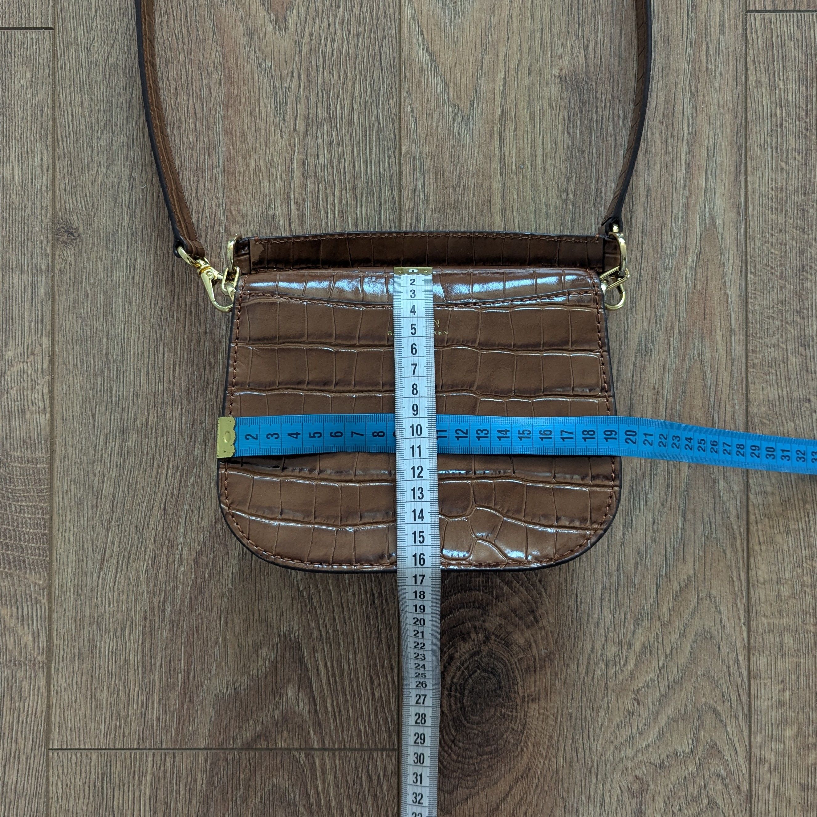 Lauren Ralph Lauren × Leather LAUREN RALPH LAUREN Addie Cross Body Bag Cow Leather Luxury Size ONE SIZE - 22 Thumbnail