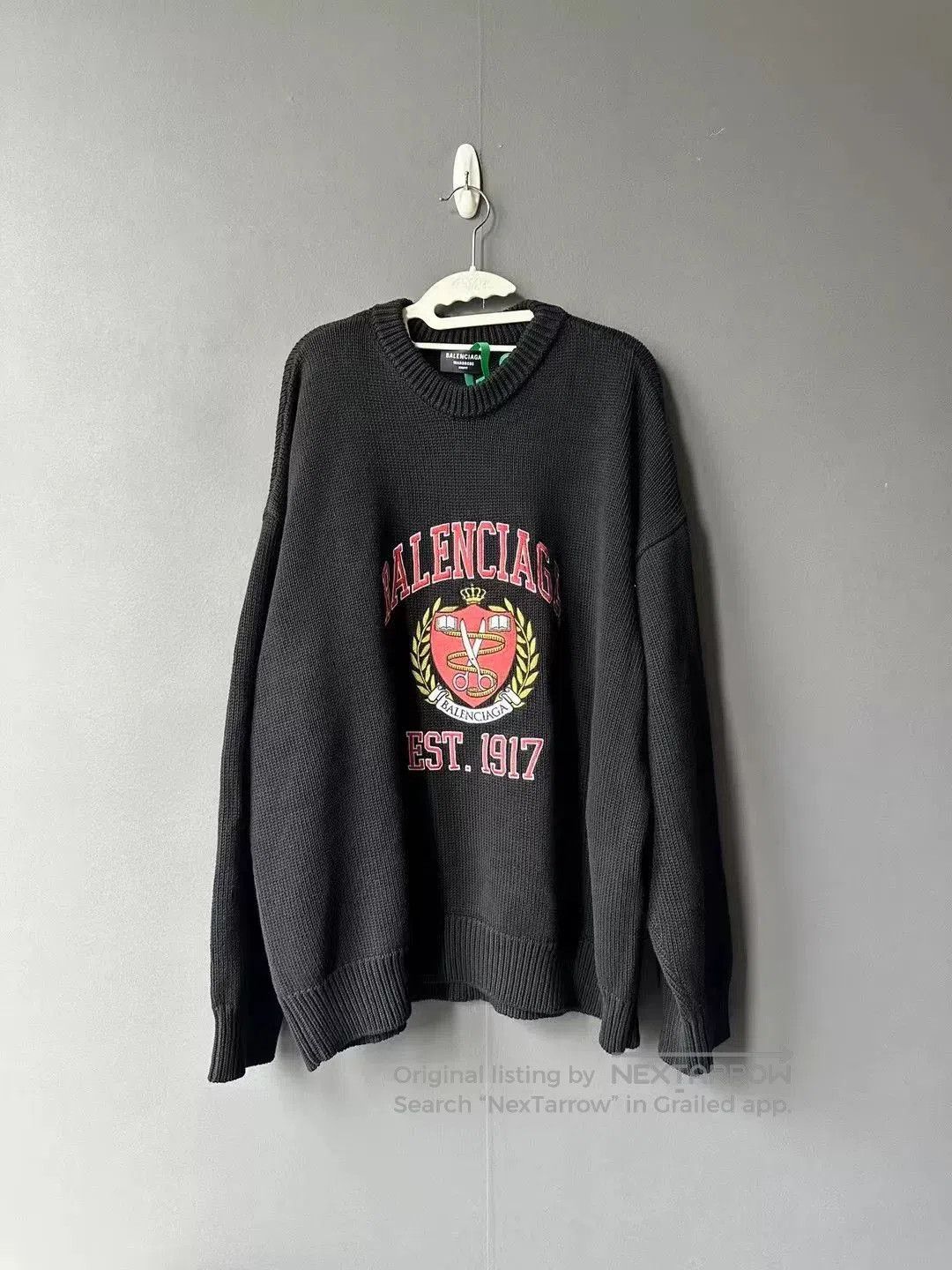 Balenciaga Balenciaga Scissors Sweatshirt L. Size US L / EU 52-54 / 3 - 1 Thumbnail