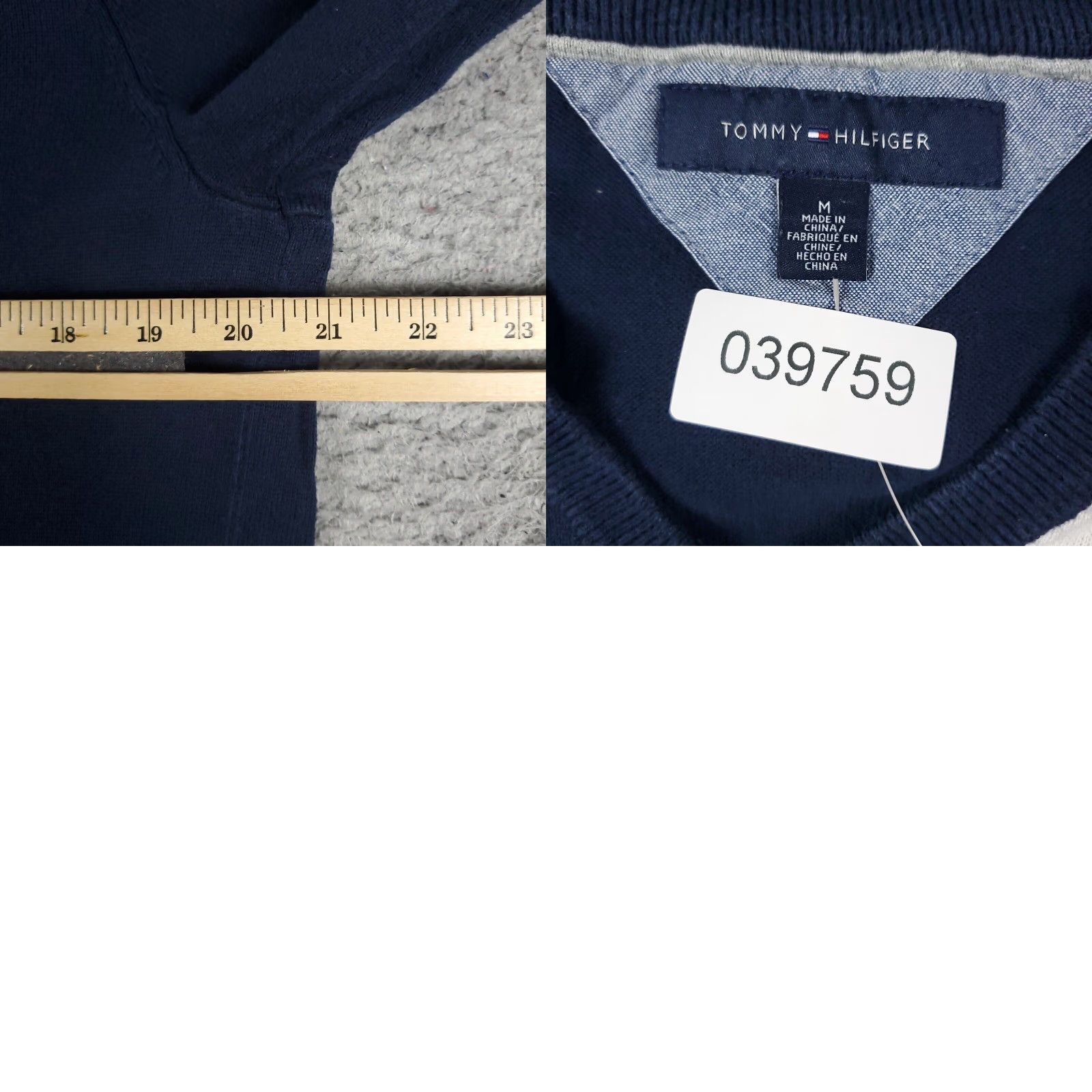 Tommy Hilfiger Tommy Hilfiger Sweater Mens Medium Blue Argyle Pullover Knit Casual Size US M / EU 48-50 / 2 - 8 Thumbnail